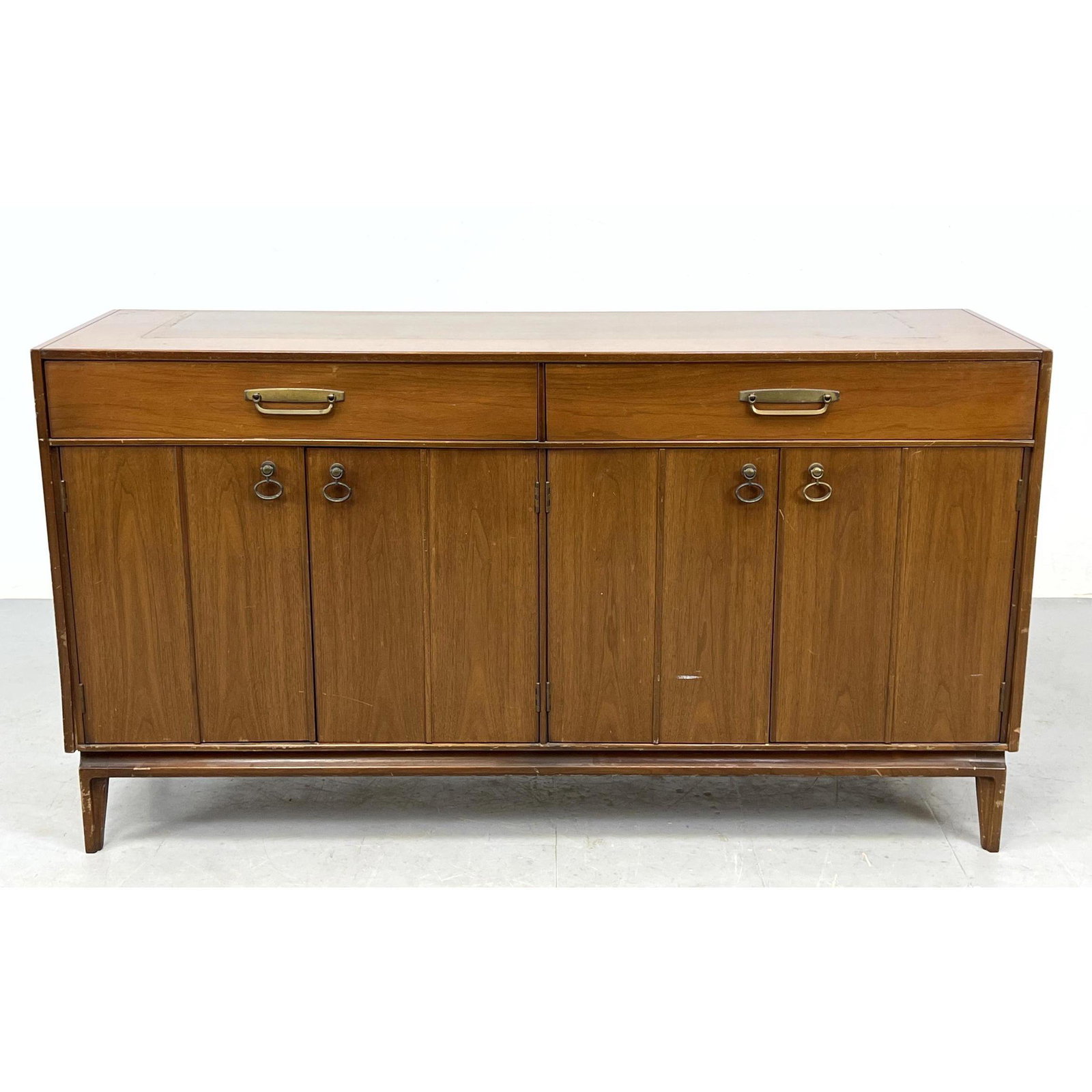 RED LION American Modern Credenza Sideboard Modernist.: RED LION American Modern Credenza Sideboard Modernist. Dimensions: H: 30.5 inches: W: 56 inches: D: 16 inches --- -- We offer curbside delivery to NYC, Manhattan, Close Brooklyn, Hoboken about a week 