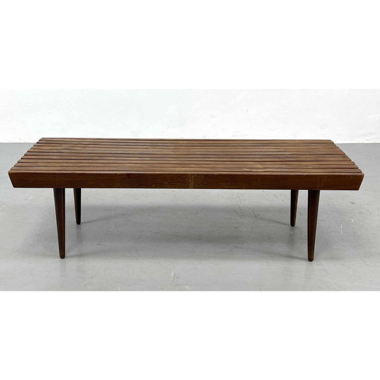American Modern Slat bench Table. (1 of 10)