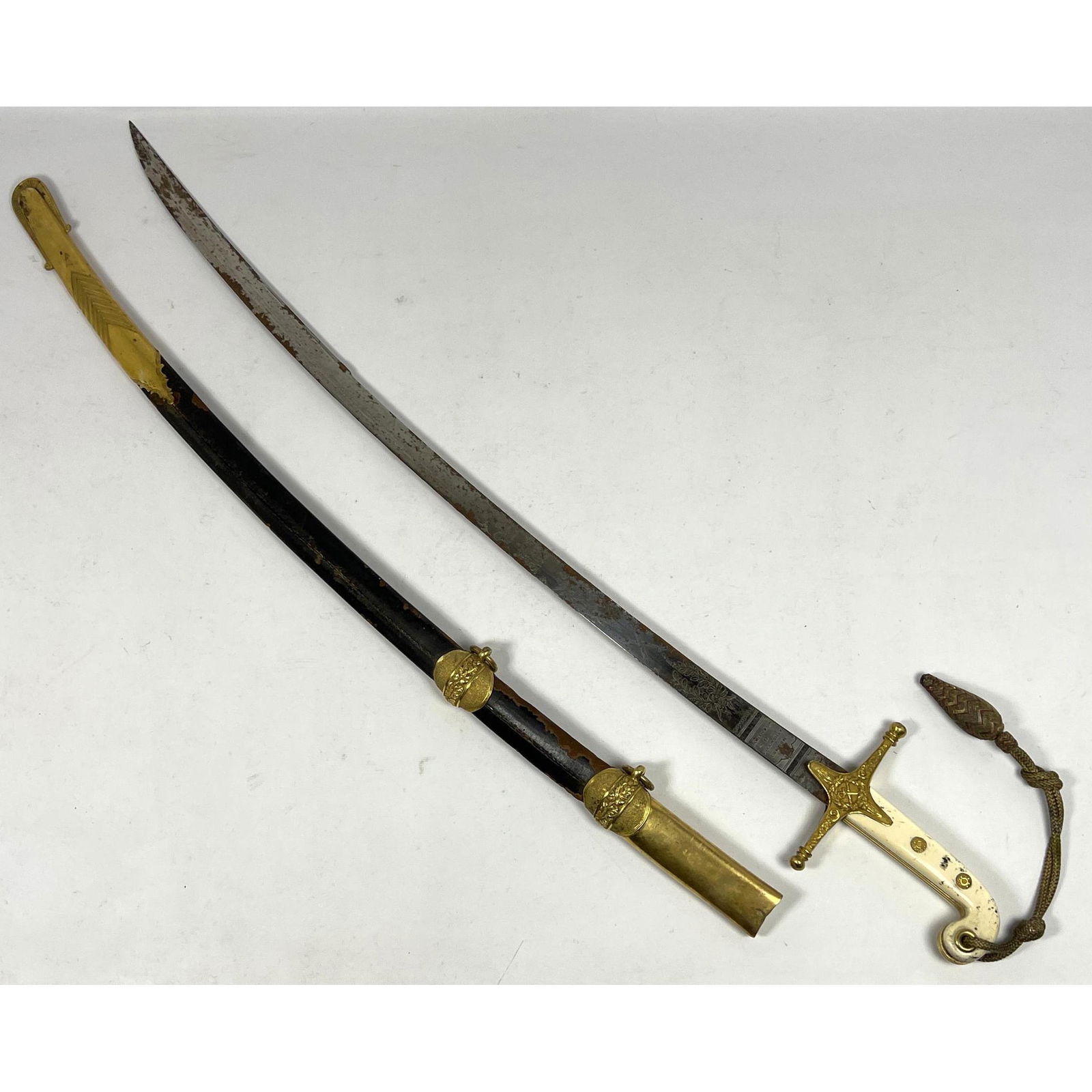 1831 British pattern General officers sword with sheath. (1 of 15)
