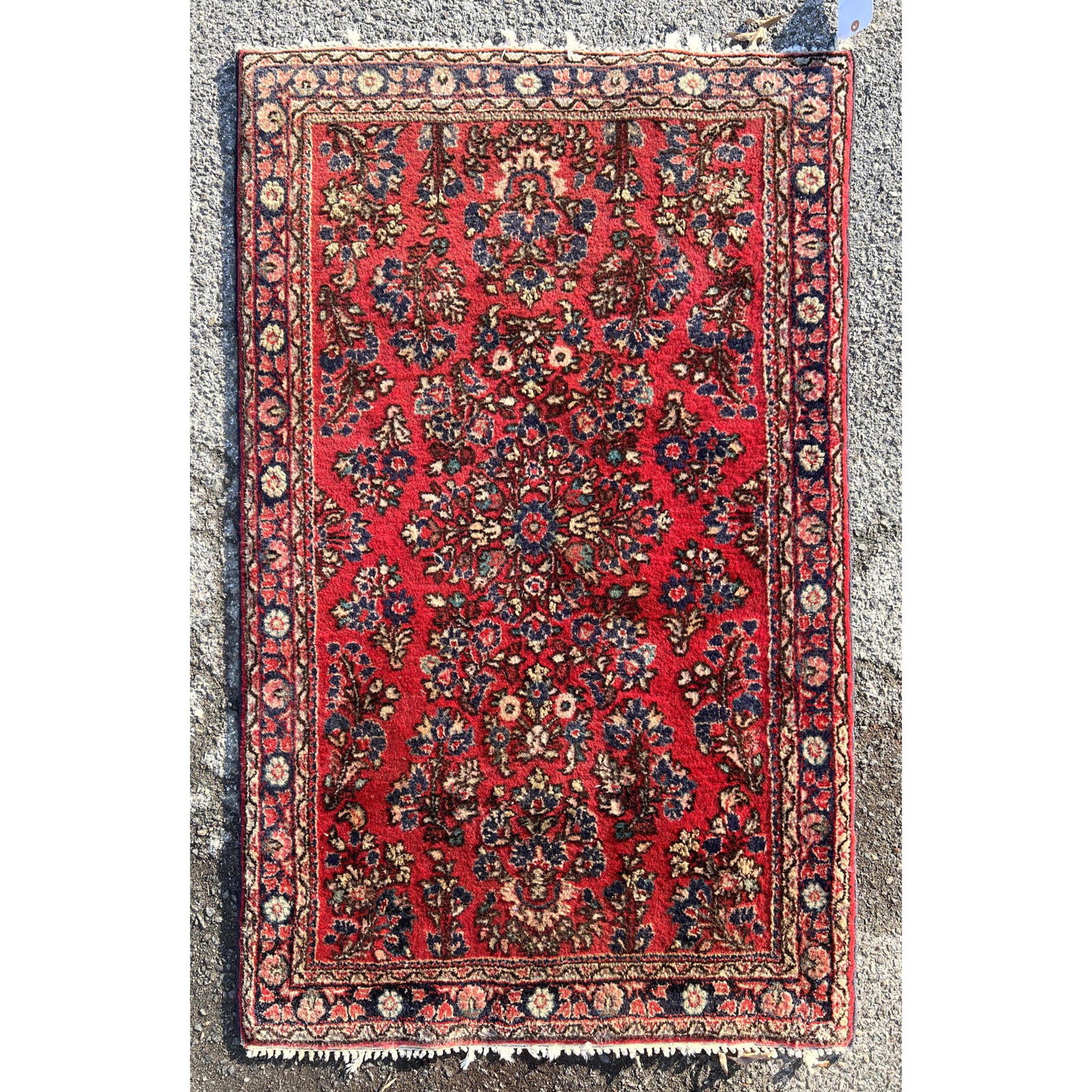 5' x 3' Handmade Oriental Carpet Rug. Repeating pattern. (1 of 7)