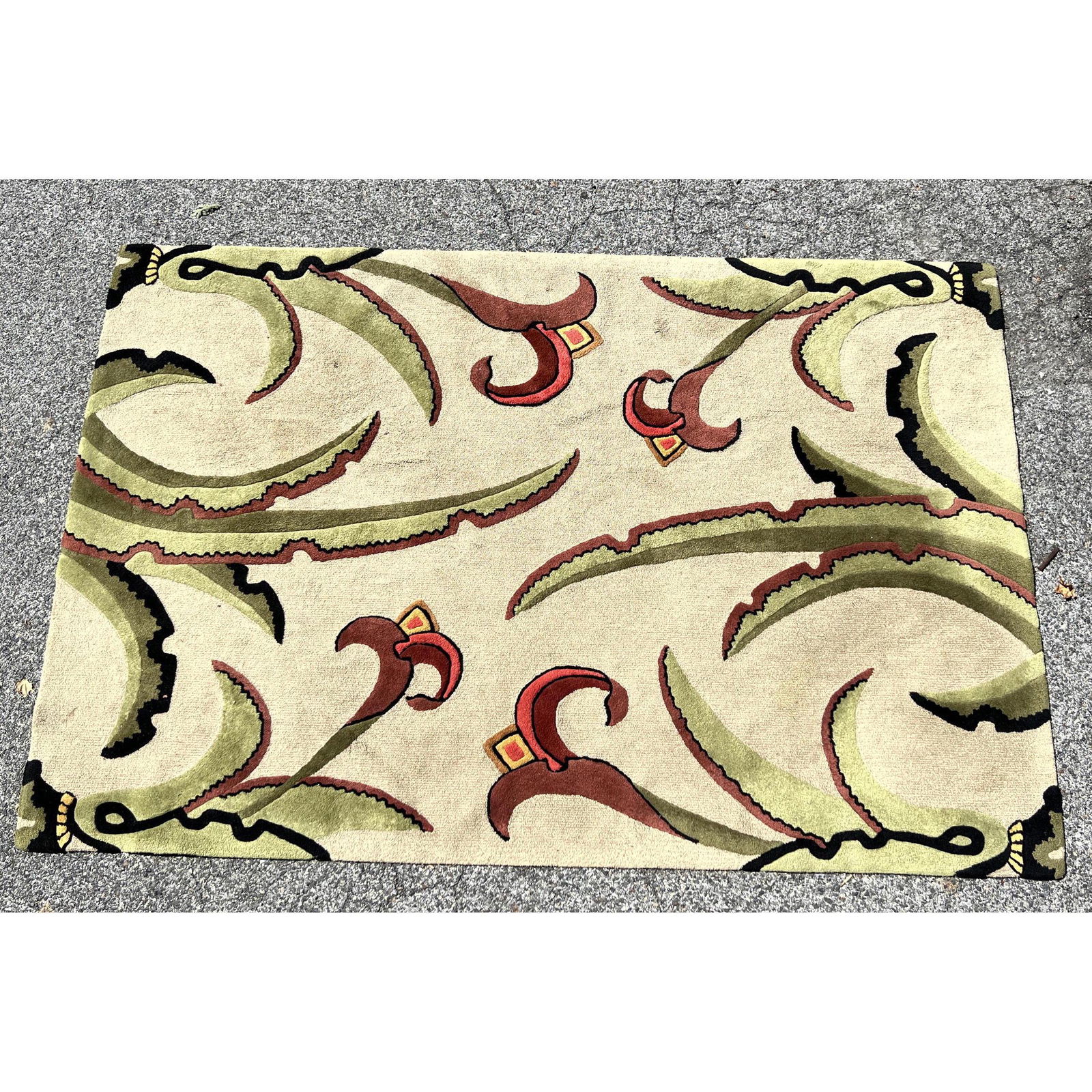 9' x 5' 11" New Rivers Artisans Carpet Rug.: 9' x 5' 11" New Rivers Artisans Carpet Rug. ---