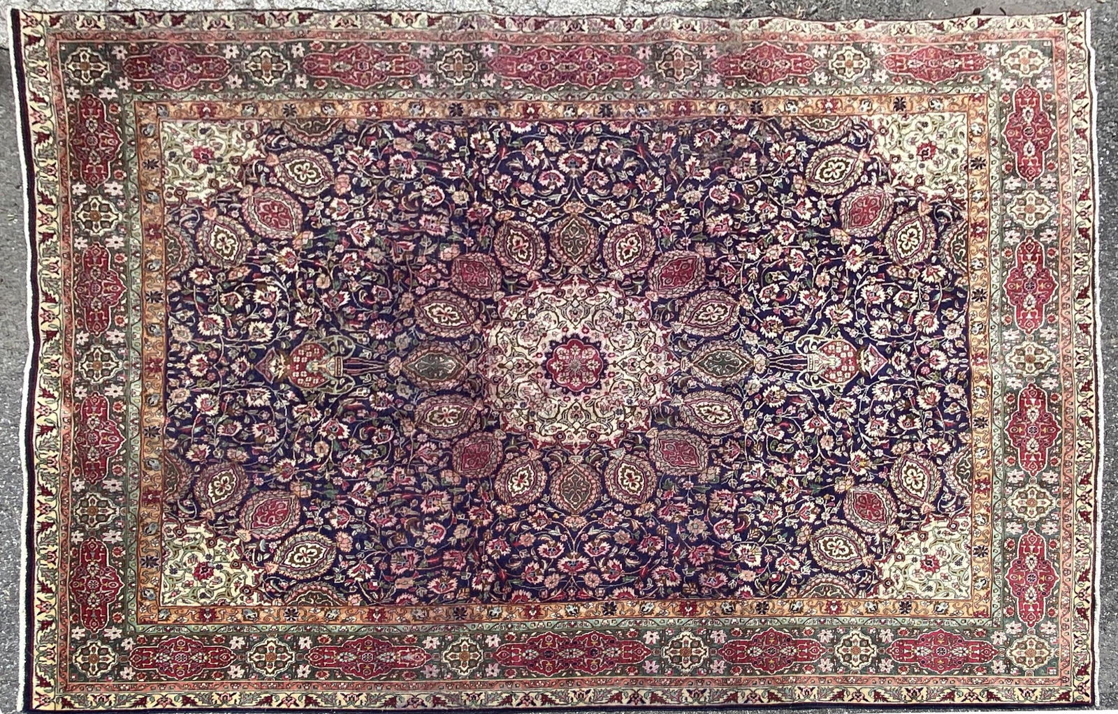 9'10 x 13 Handmade Oriental Rug Carpet. (1 of 20)