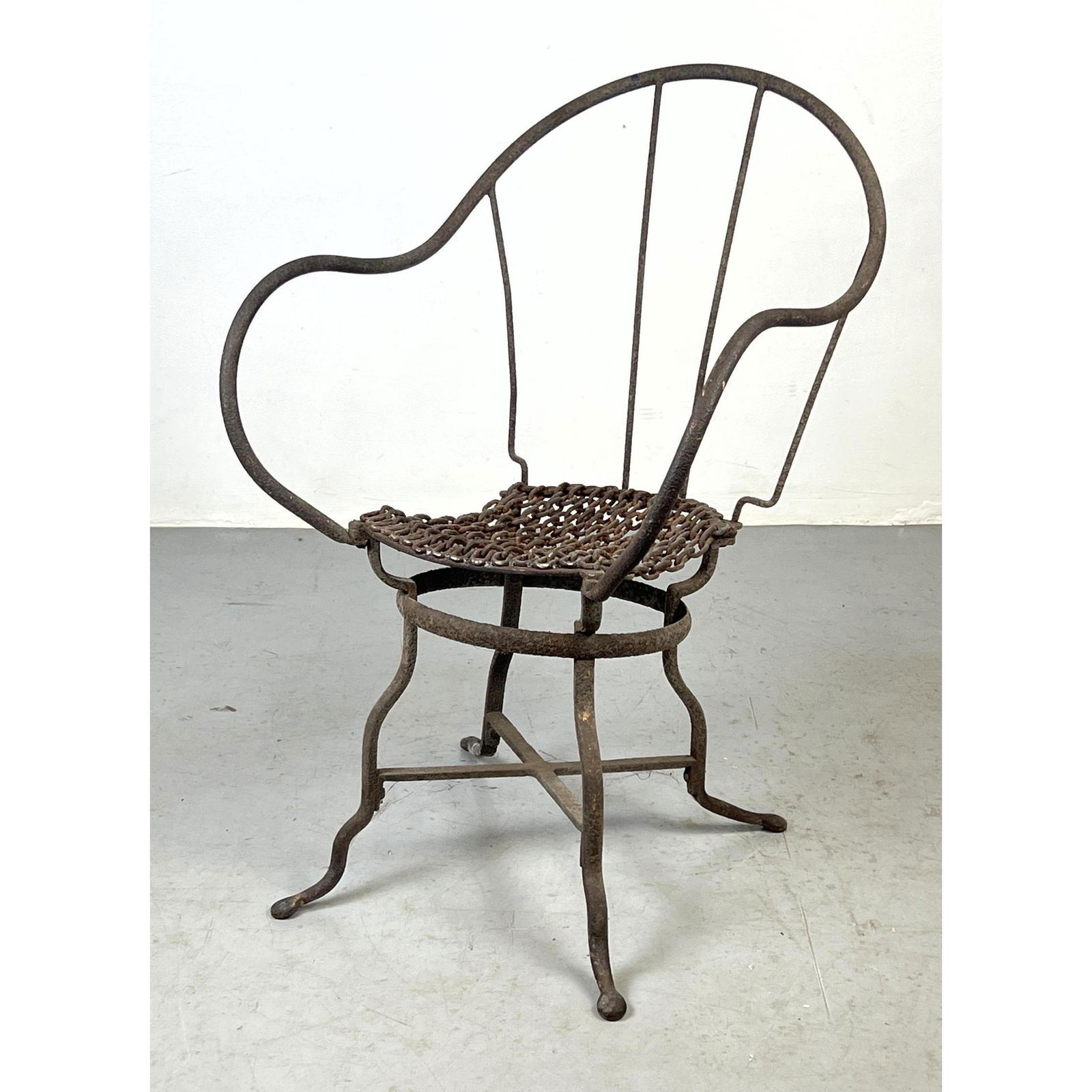 Odd Chain Seated Industrial Chair (1 of 6)