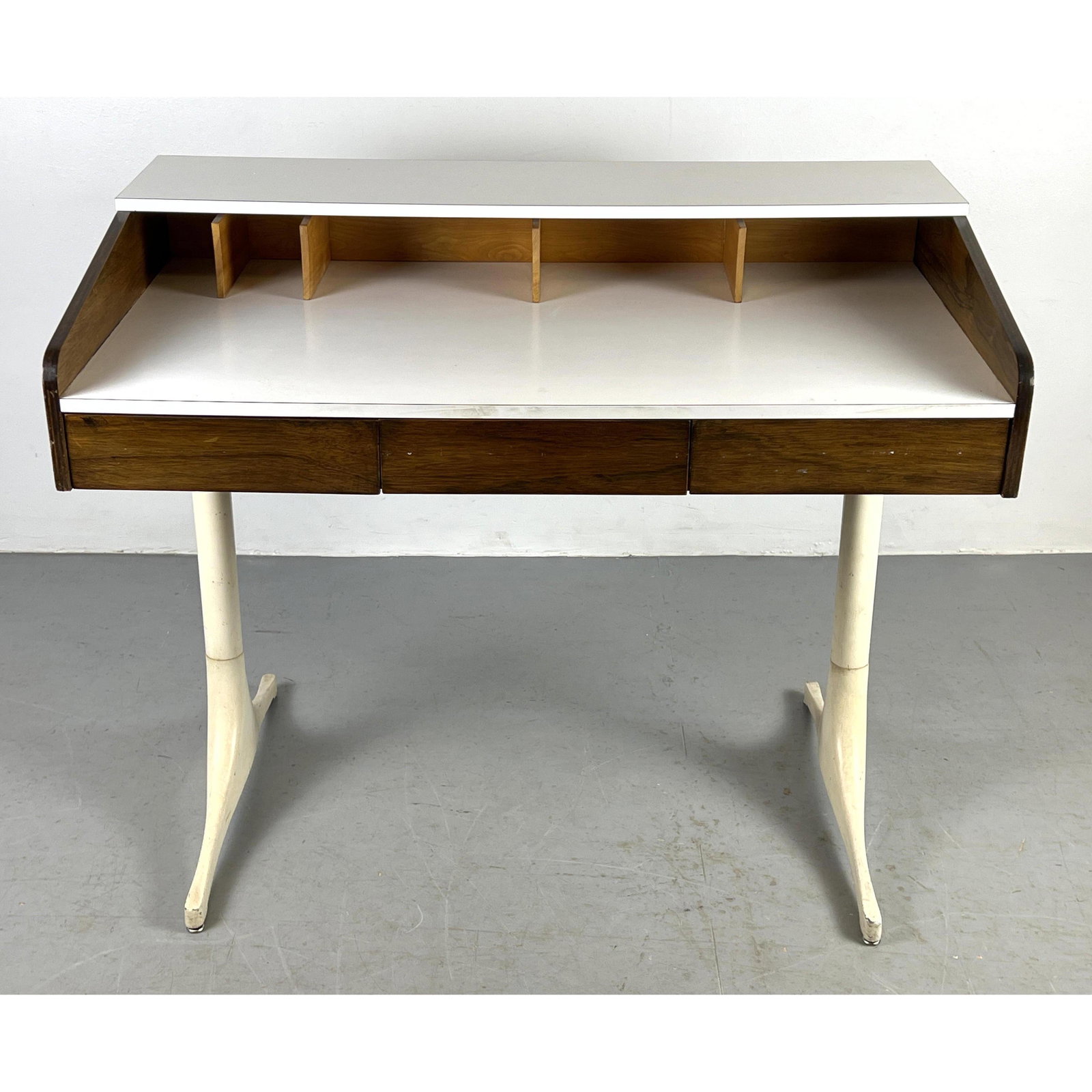 George Nelson Swag Leg Desk. Unmarked. (1 of 12)