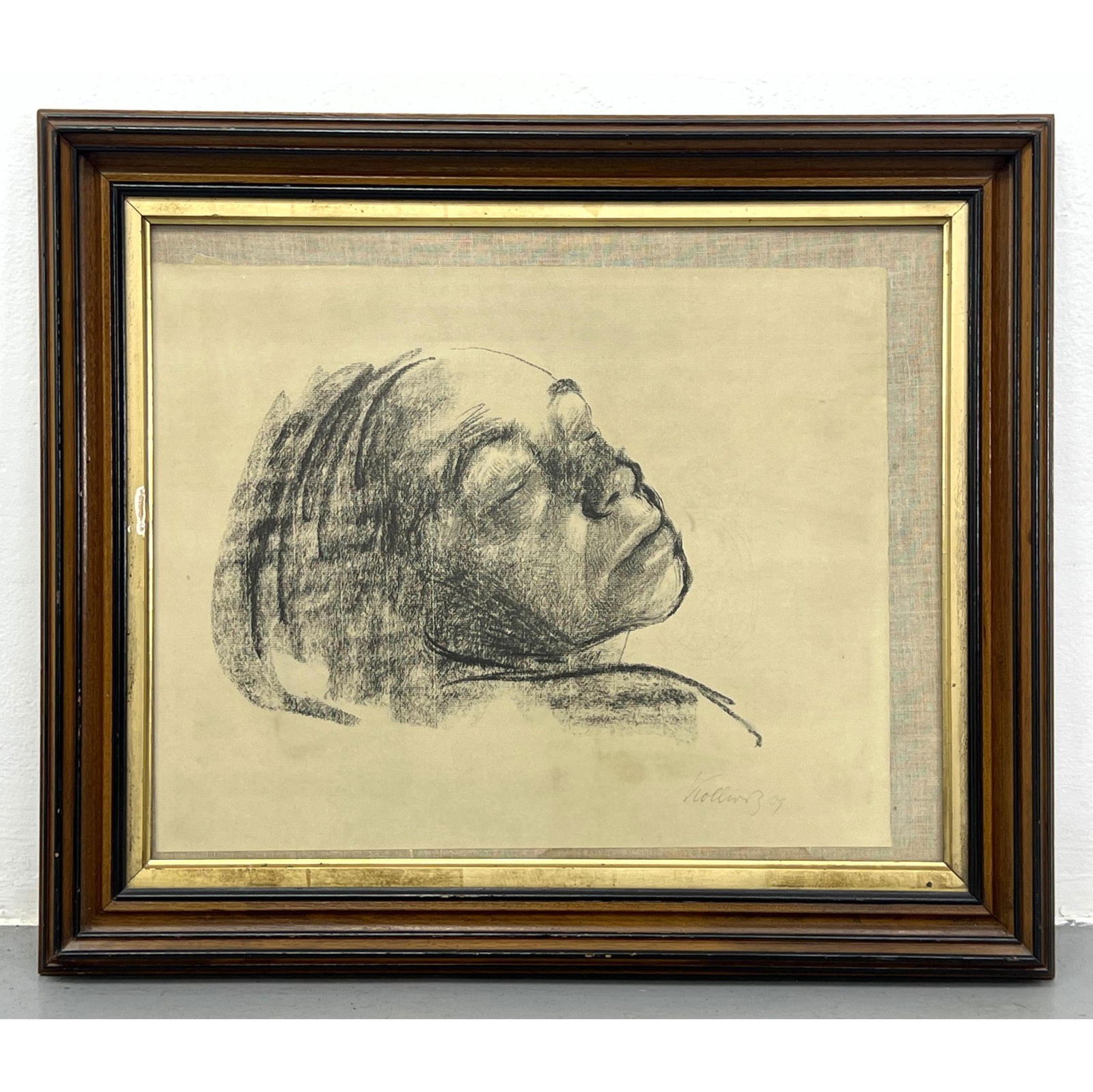 Kathe Kollowitz Portrait Print. Pencil Signed. (1 of 9)