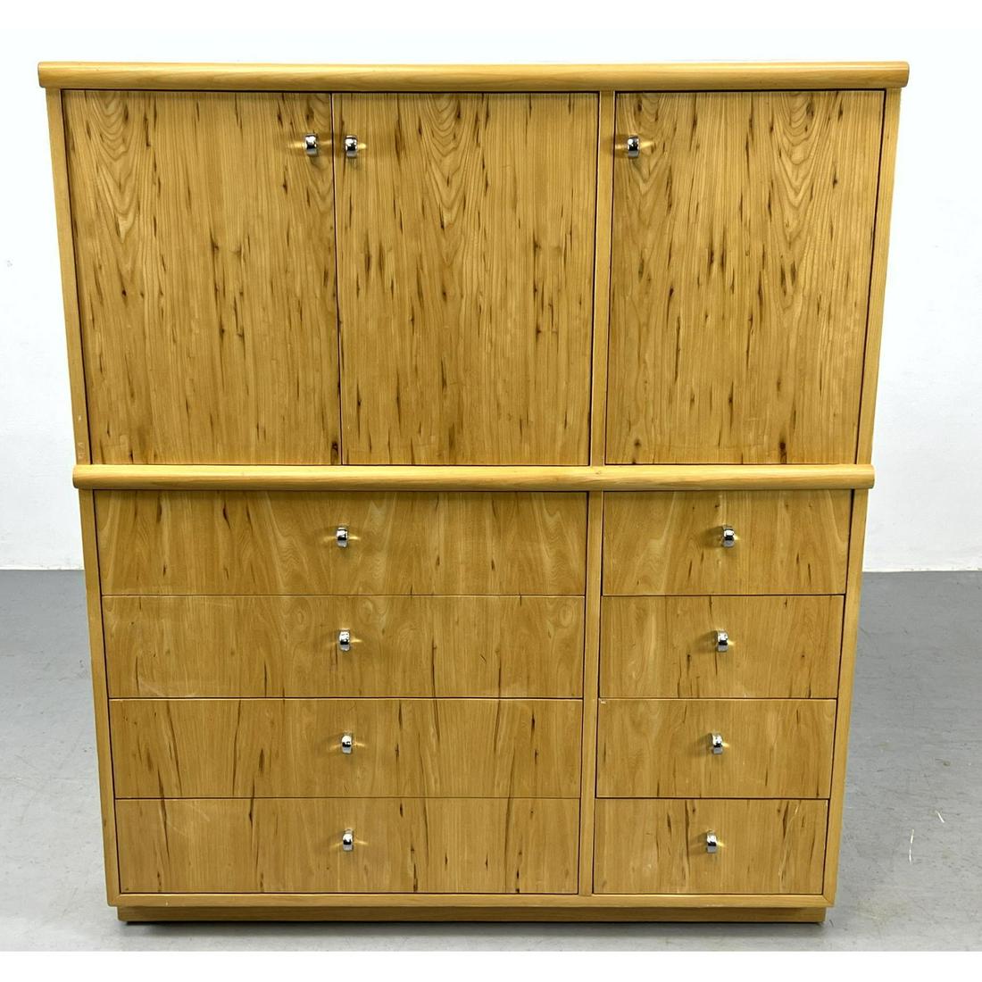 FOUNDERS Modernist Chest on Chest Dresser. Lots of storage. Marked. (1 of 13)