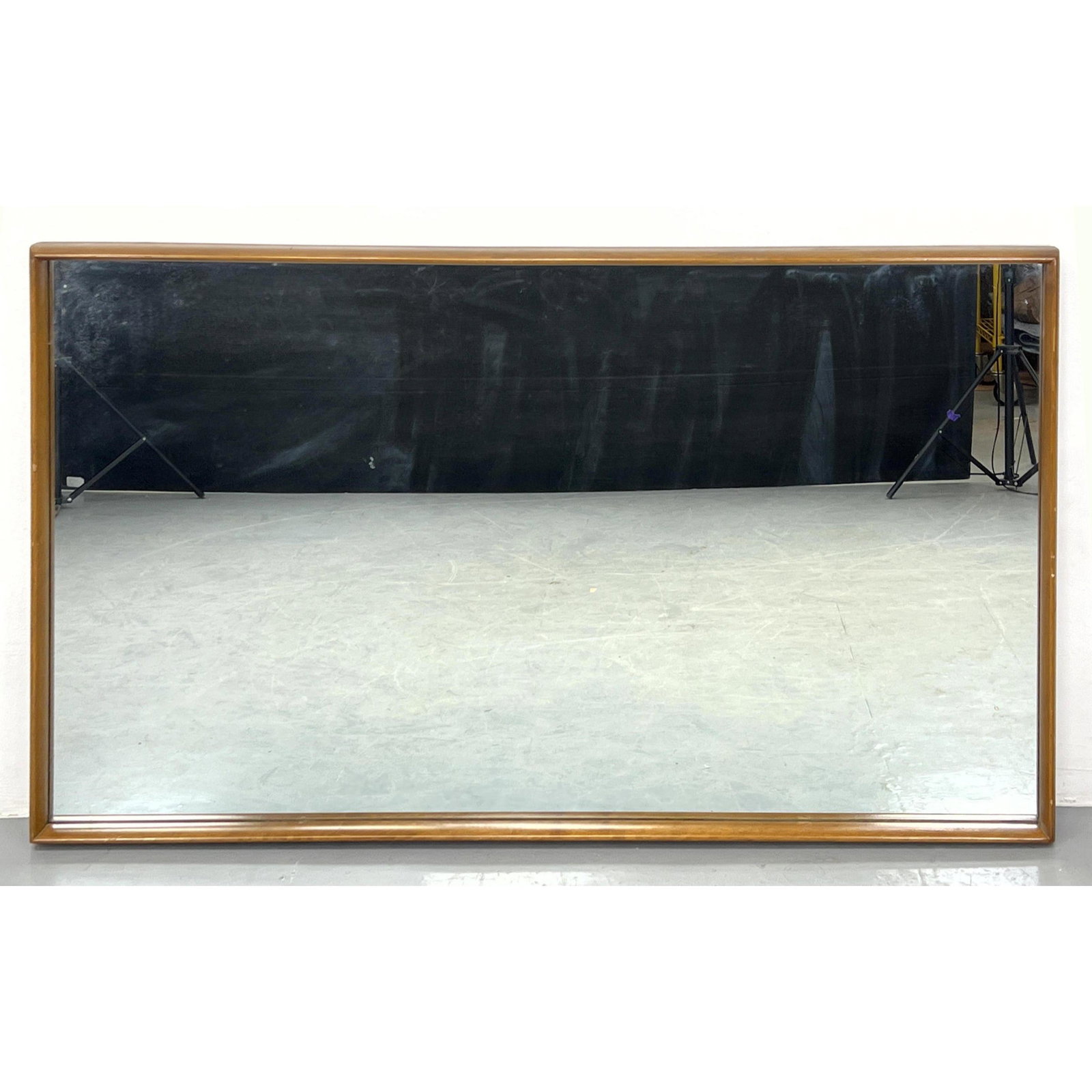 Robsjohn Gibbings Maple Mirror, 1940s. Unsigned. (1 of 9)