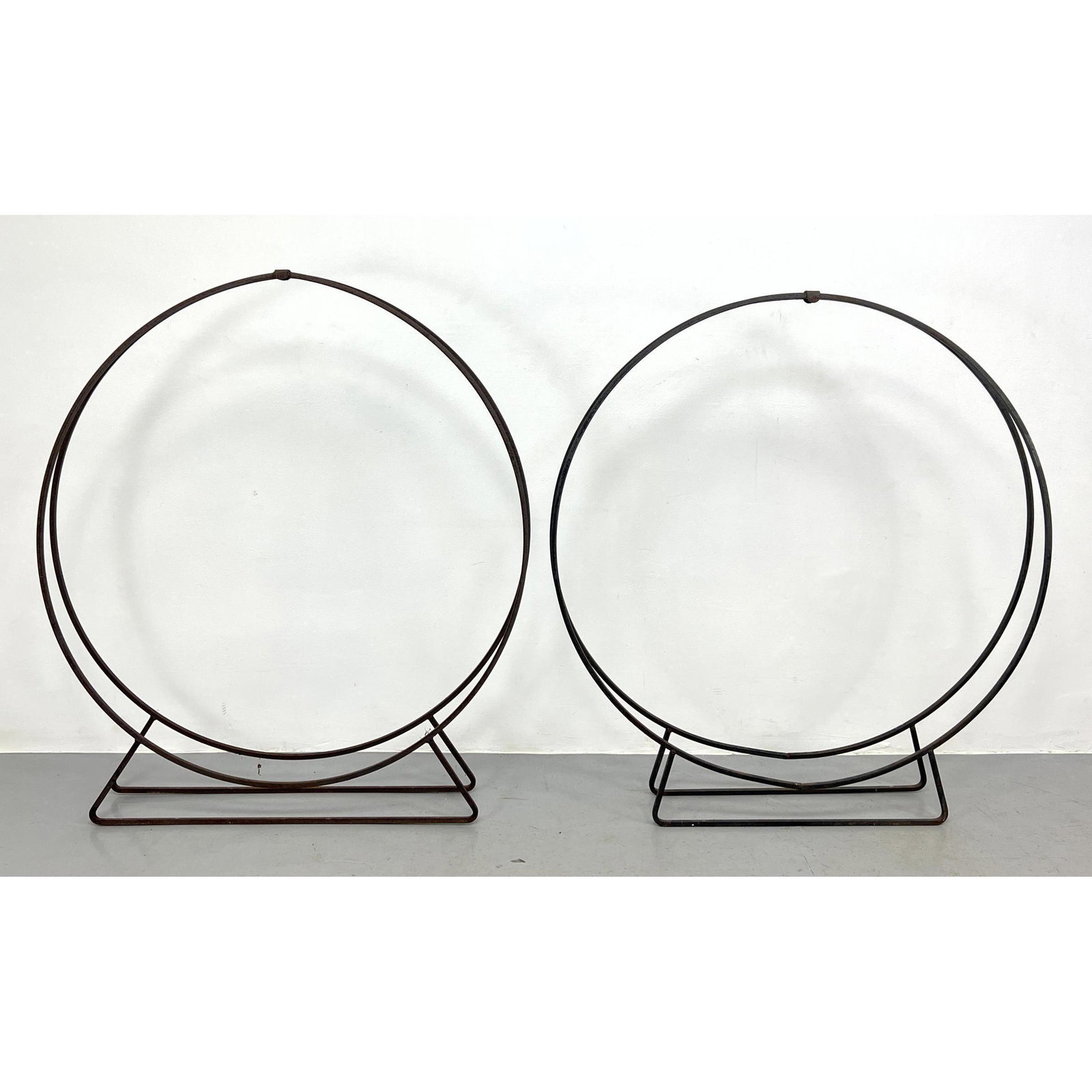 2pc Iron log holder. 48 inch diameter. (1 of 10)