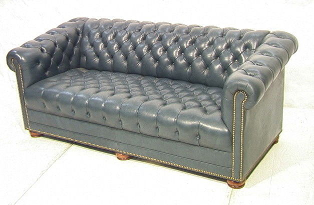 Hancock And Moore Leather Chesterfield Sofa Couch