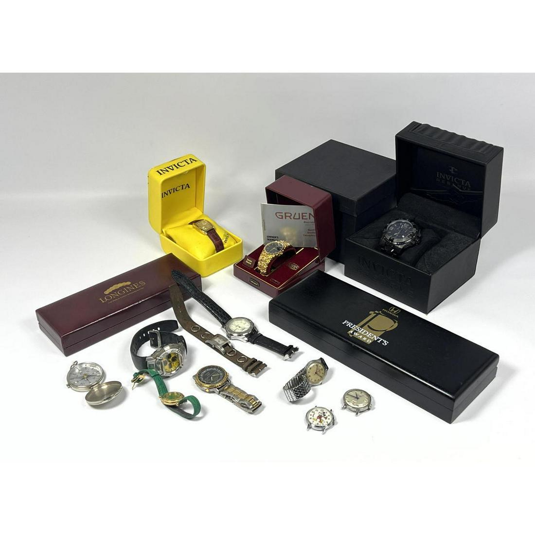 Tray Lot Watches. Mostly late 20th and early 21st Century. INVICTA RESERVE. GRUEN. HONDA. CITIZEN W: Tray Lot Watches. Mostly late 20th and early 21st Century. INVICTA RESERVE. GRUEN. HONDA. CITIZEN WR100. INVICTA. --- US Shipping charge: $35 Plus insurance at a rate of $1 per hundred.