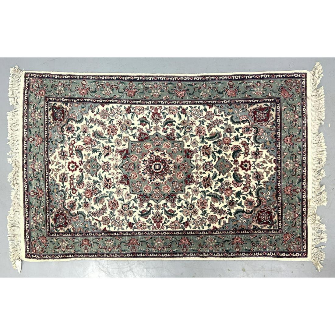 6' x 3'11 Fine Tabriz Handmade Oriental Carpet Rug. Silk (1 of 7)