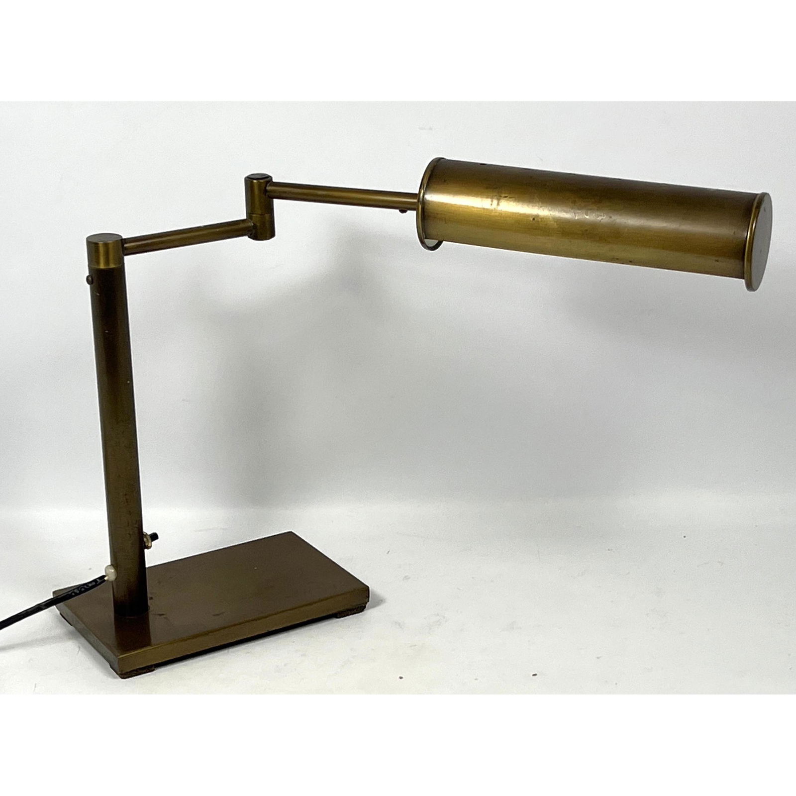 Bronze Finish NESSEN NY Swing Arm Desk Lamp. (1 of 8)