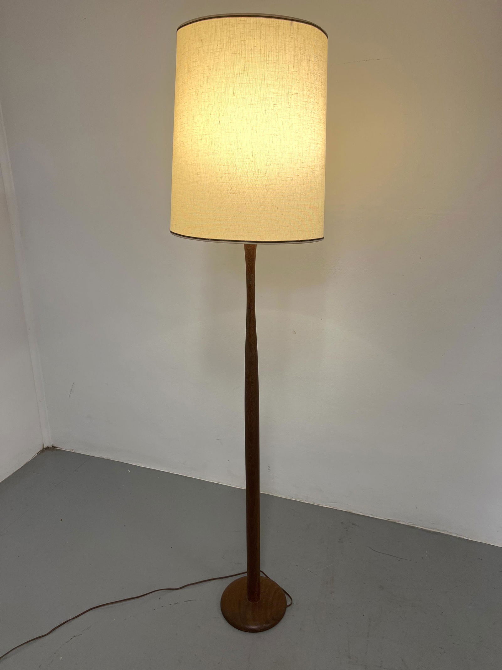 American Modern Walnut Floor Lamp. Phillip Powell Style. (1 of 6)