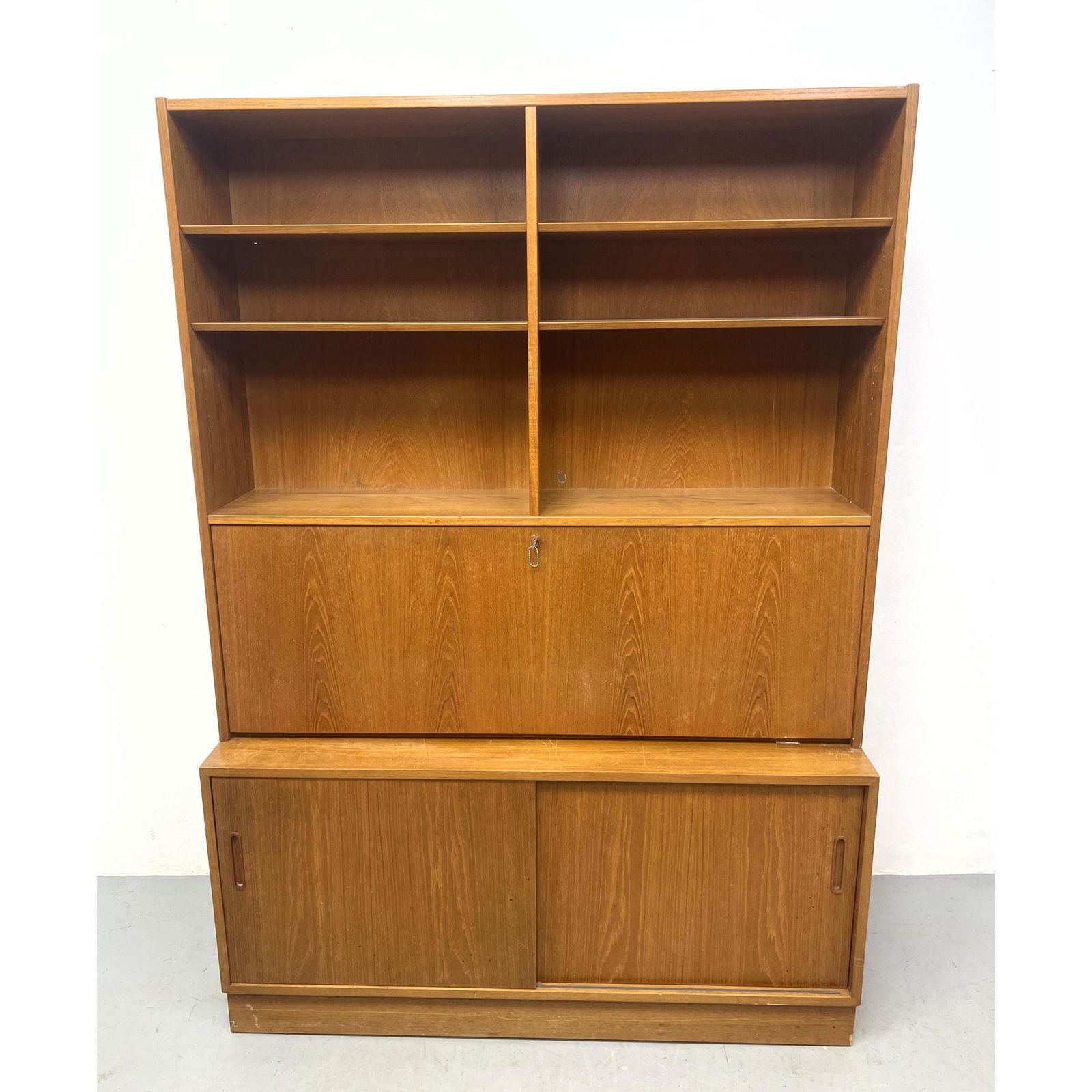 Carlo Jensen for Hundevad  Danish Modern Teak Cabinet with Drop down Desk (1 of 10)