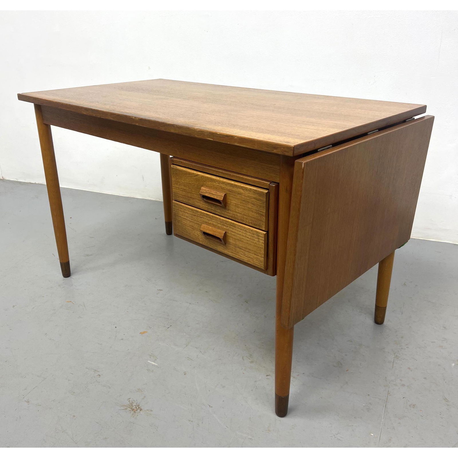 Borge Mogensen for Svensk Sweden Beech and Teak Desk - early production 1950's (1 of 8)