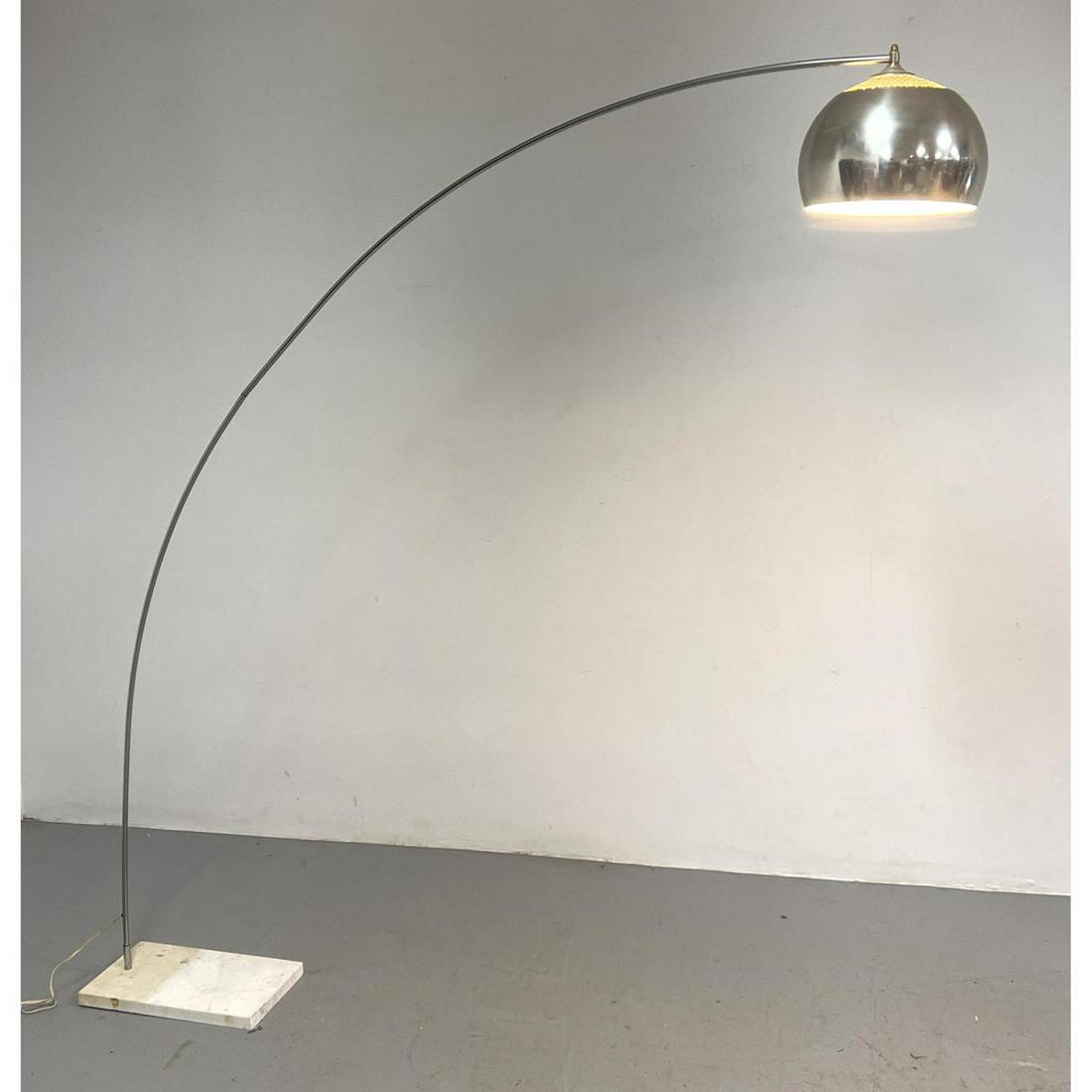 Mid Century Modern Arc Floor Lamp.  Long arm with Ball Type Shade. (1 of 6)
