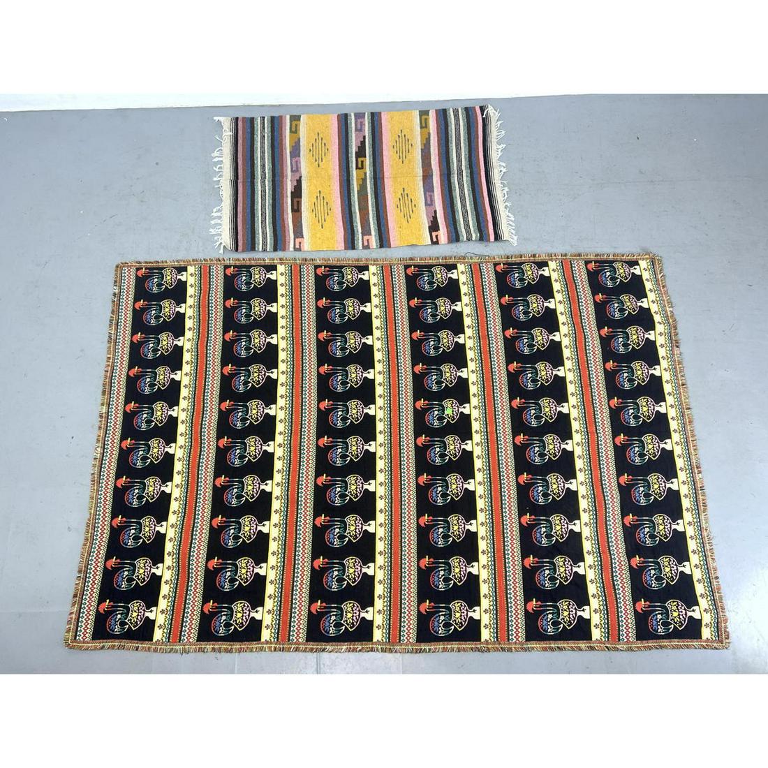 2pcs Flat weave Carpet Rugs. (1 of 11)