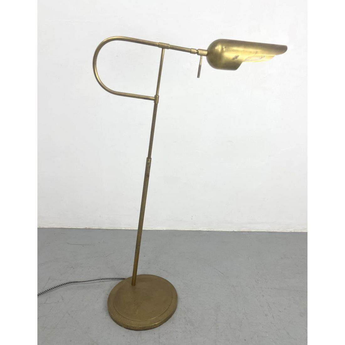 Decorator INTERTEK Brass Modernist Floor Lamp. (1 of 11)