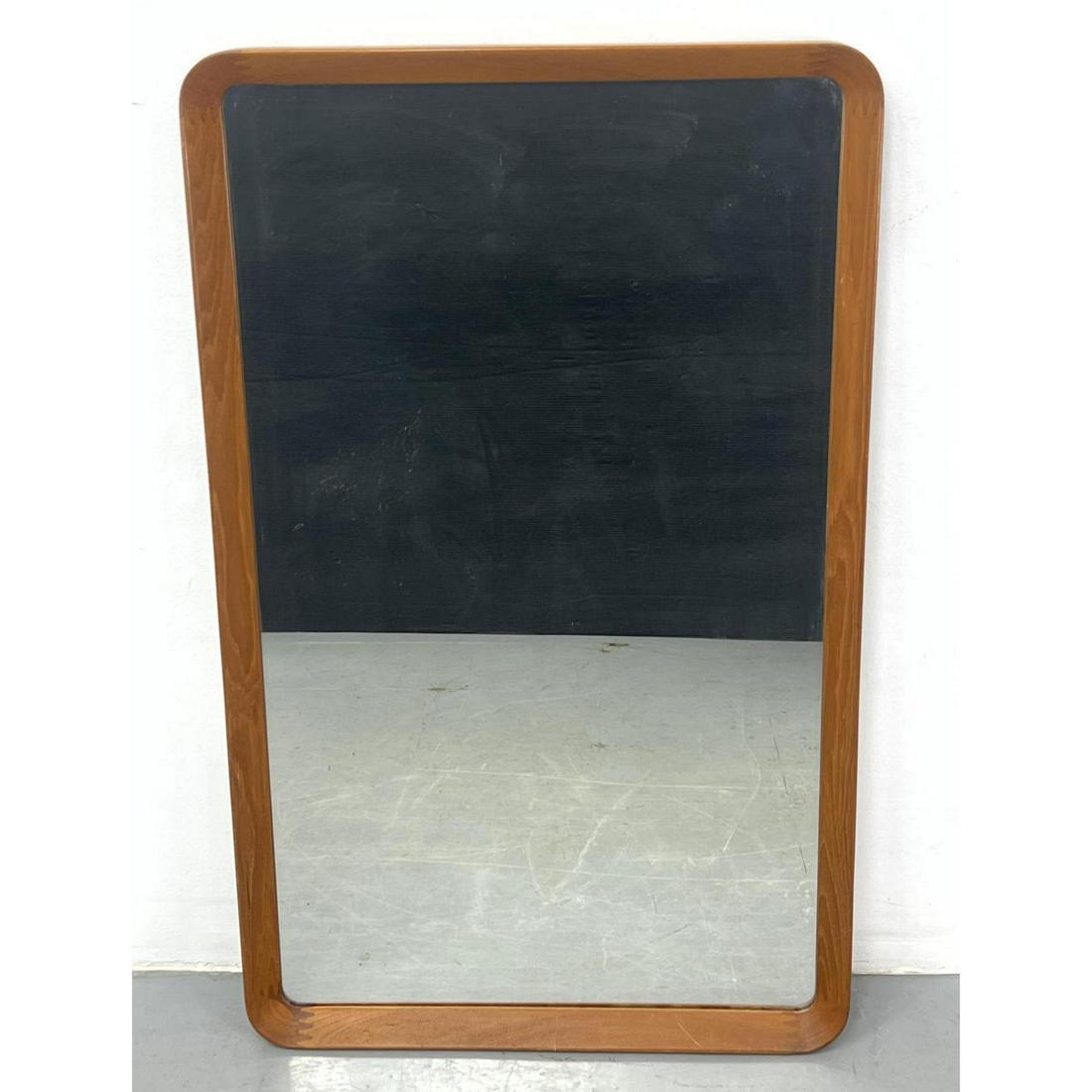 Pedersen and Hansen Beveled Edge Teak Mirror. excellent Construction and Joinery (1 of 9)