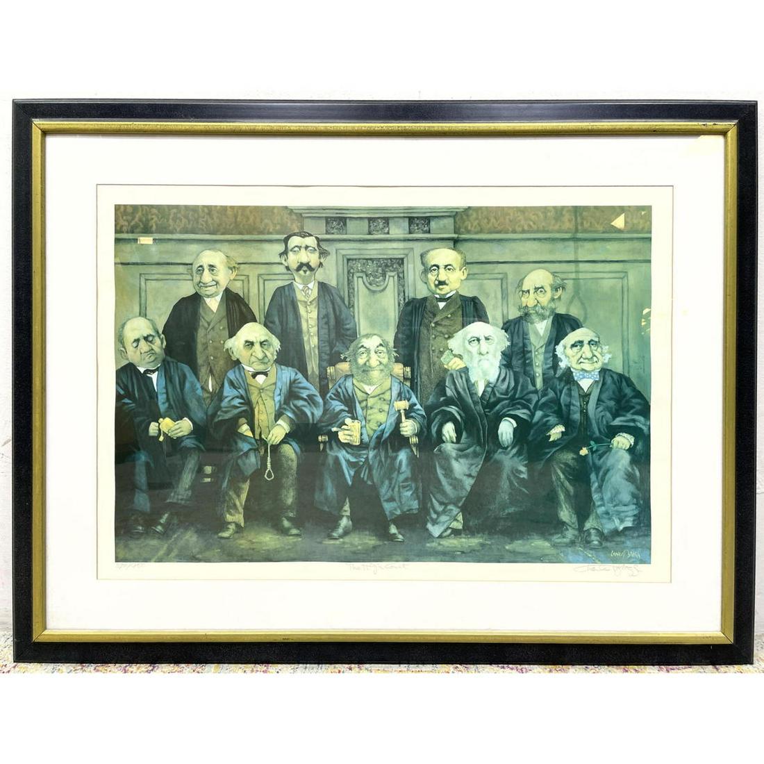 CHARLES BRAGG Pencil Signed Print. 370/950.  The High Court. (1 of 9)