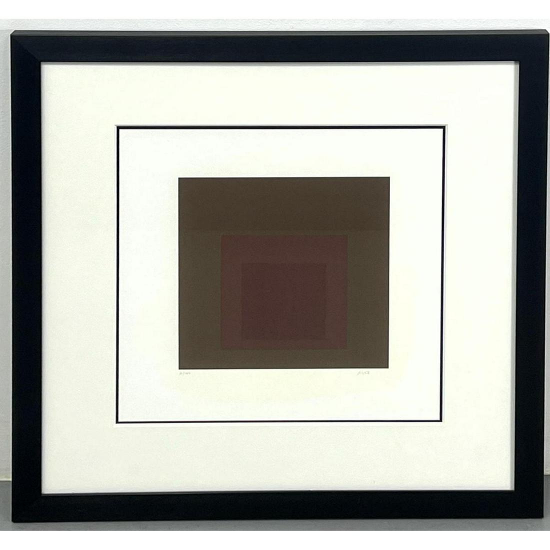 After Josef Albers Lithograph Print Monogrammed and numbered. (1 of 11)