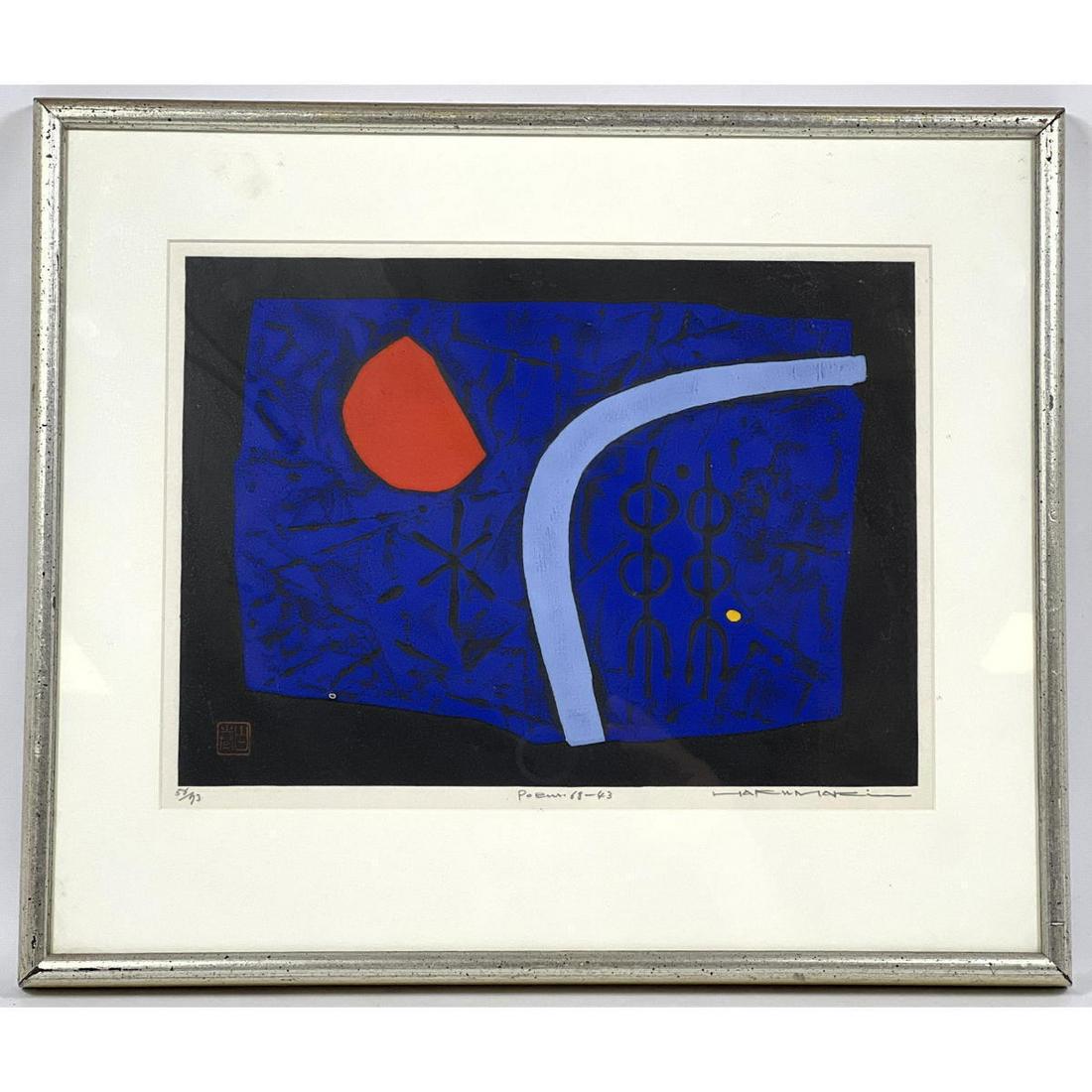 Haku Maki Signed and Numbered Print. POEM 68-43. (1 of 10)