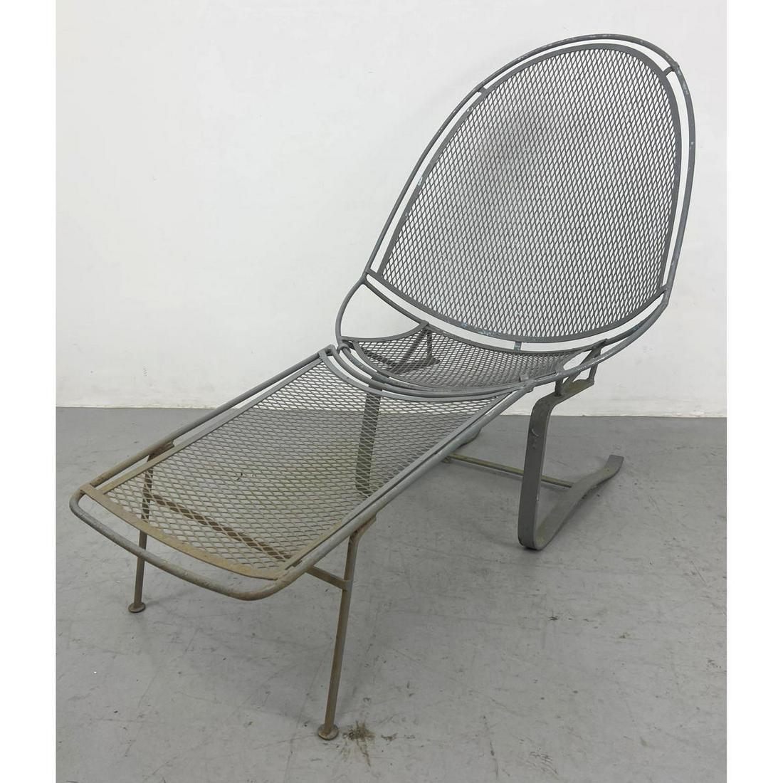 2pc MAURIZIO TEMPESTINI for SALTERINI Lounge Chair with Leg extension.  Rarer Tall Back Version. Rad (1 of 9)