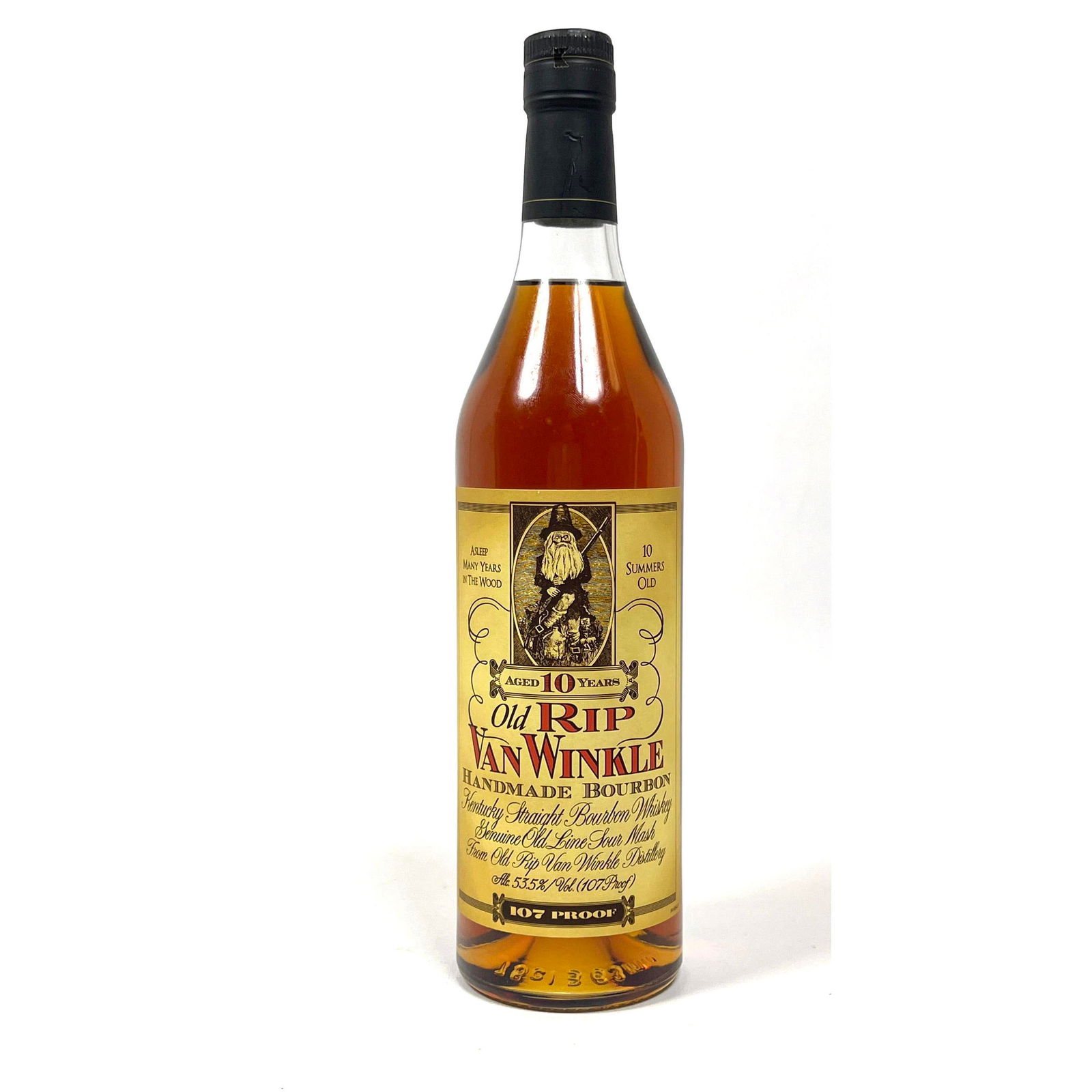 Old RIP VAN WINKLE 10 Summers old. Kentucky Bourbon Whiskey. 10 year. (1 of 6)
