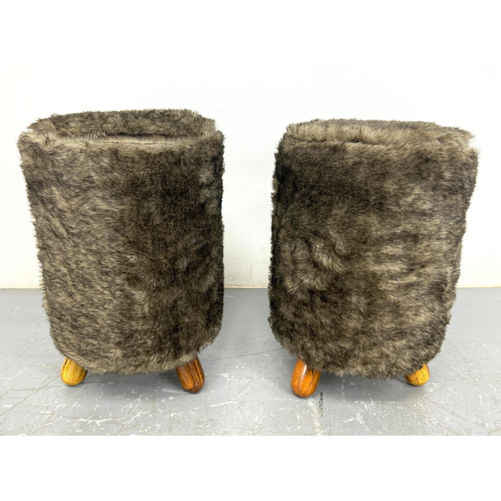Contemporary Jean Royere Style Stools. Light weight. (1 of 11)