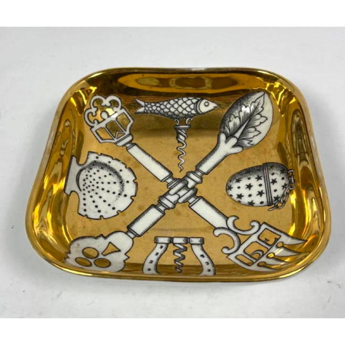 PIERO FORNASETTI Milano Italy Dish Plate. Food Implements. "Posateria" 1955. Mid Century Modern. Gil (1 of 9)