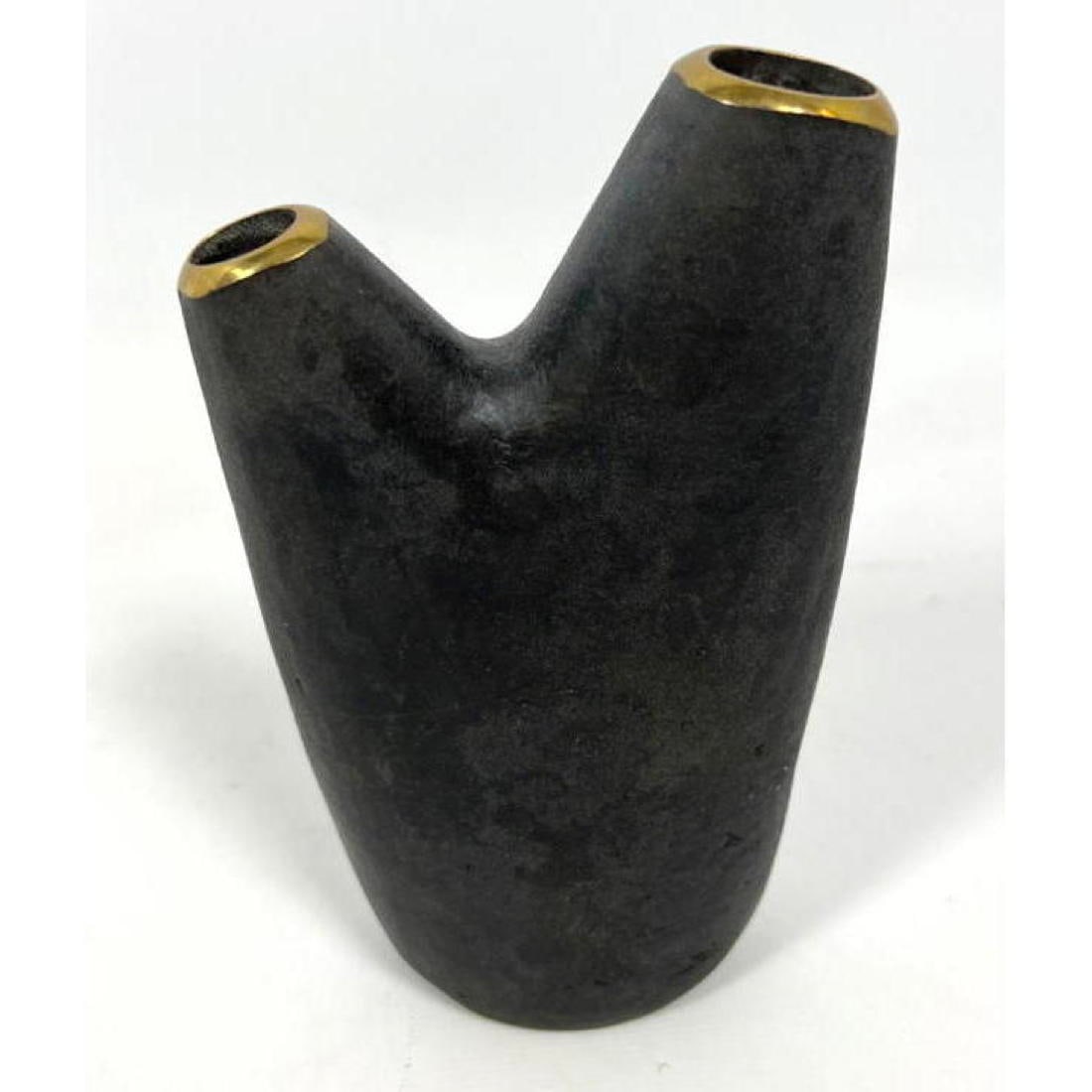 CARL AUBOCK Austrian Aorta Bronze Bud Vase. Model # 3793. Wiener Werkstatte. Signed. (1 of 10)