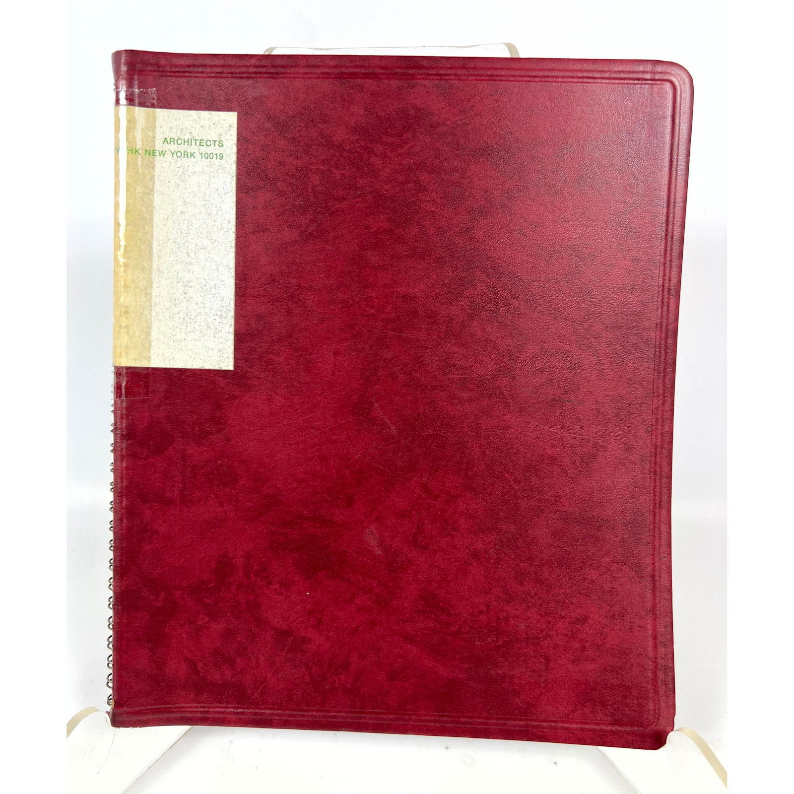 Gwathmey Siegel project book Modernist Architectural Drawings and Photographs of Scale Models. Label (1 of 7)