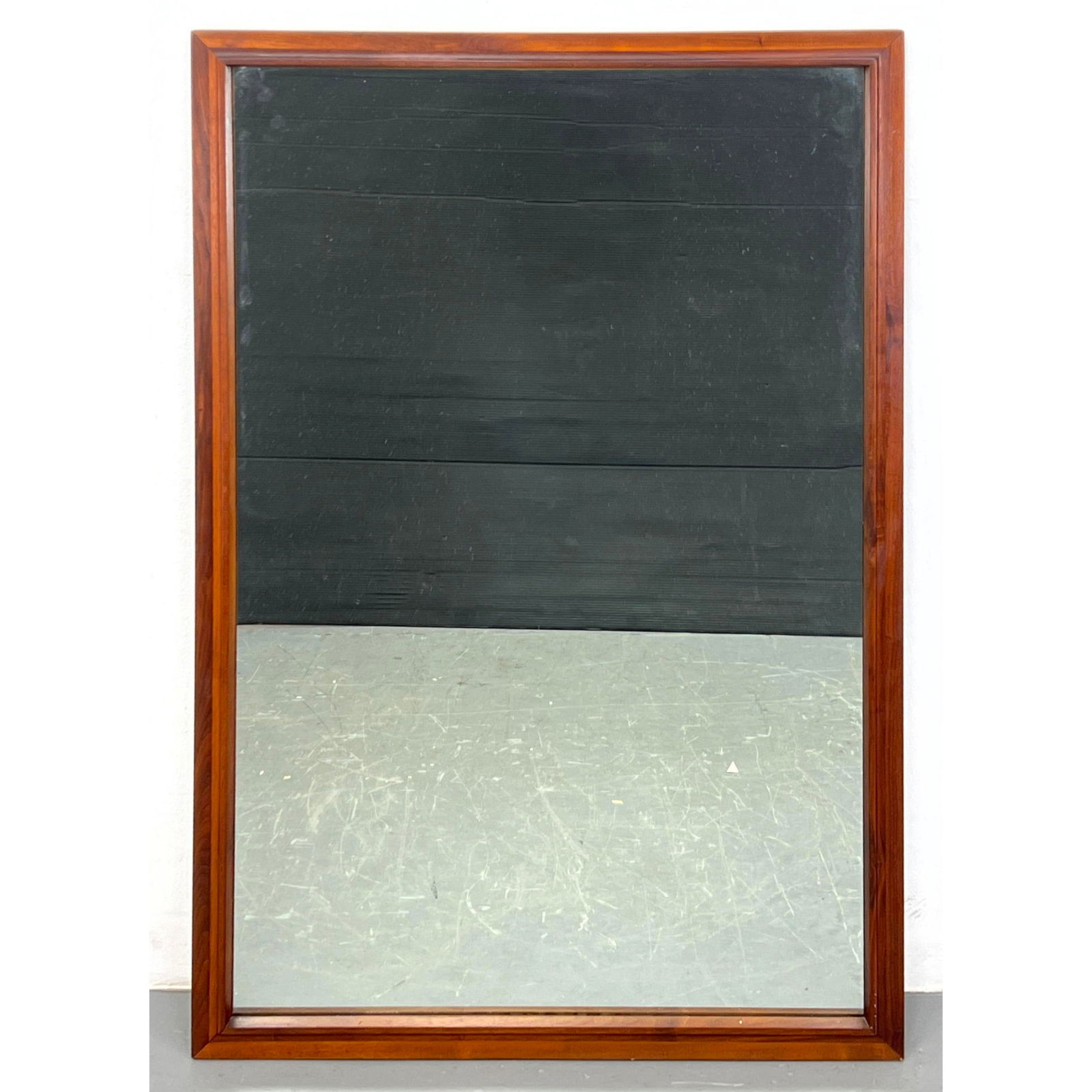 American Modern Wood Framed Wall Mirror. (1 of 7)