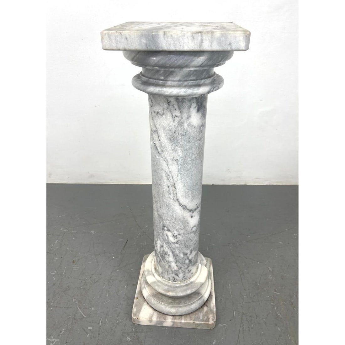 Large Heavy Marble Column Pedestal 3 pieces (1 of 11)