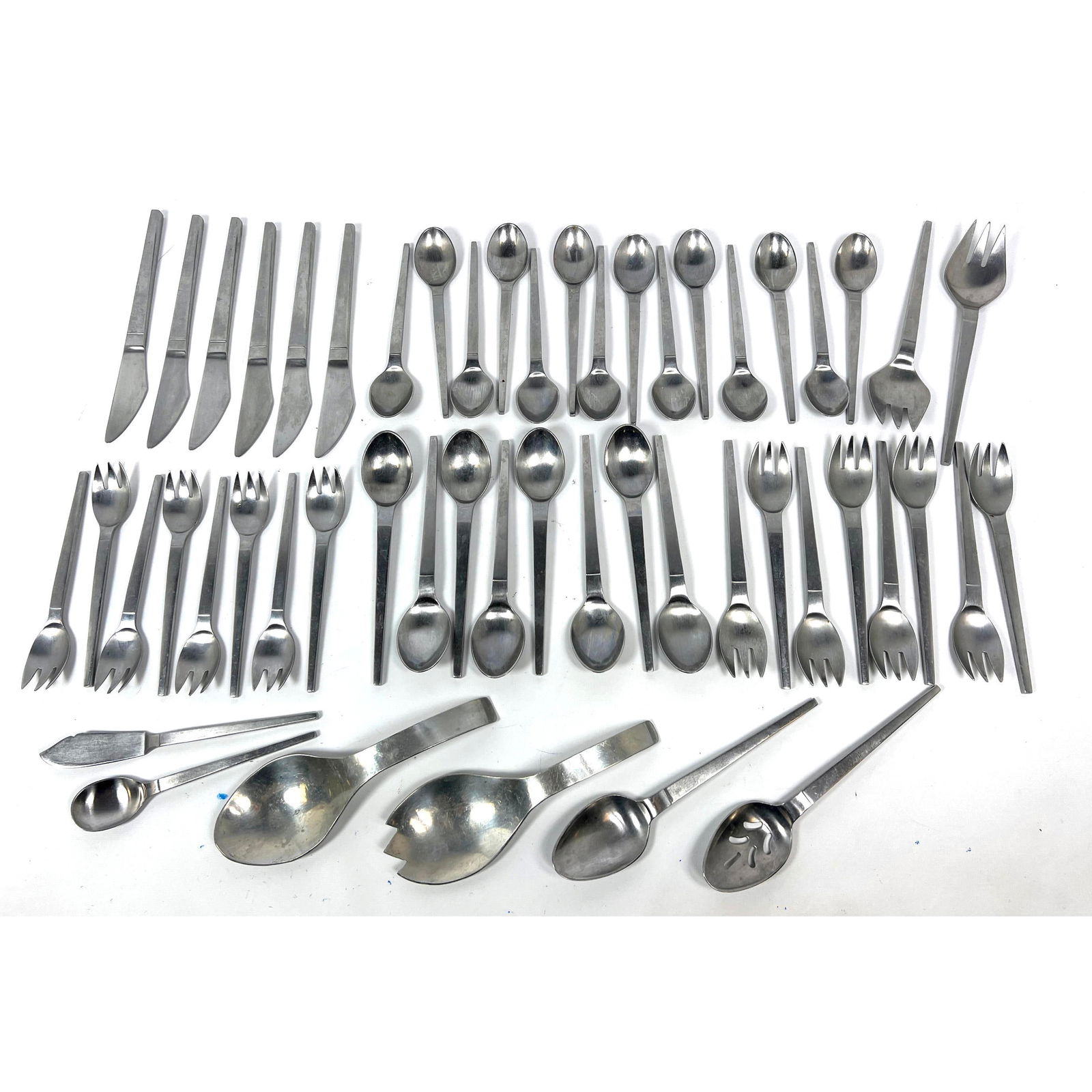 Mid Century Modern Flatware Set. Stanley Roberts. Japan. (1 of 17)