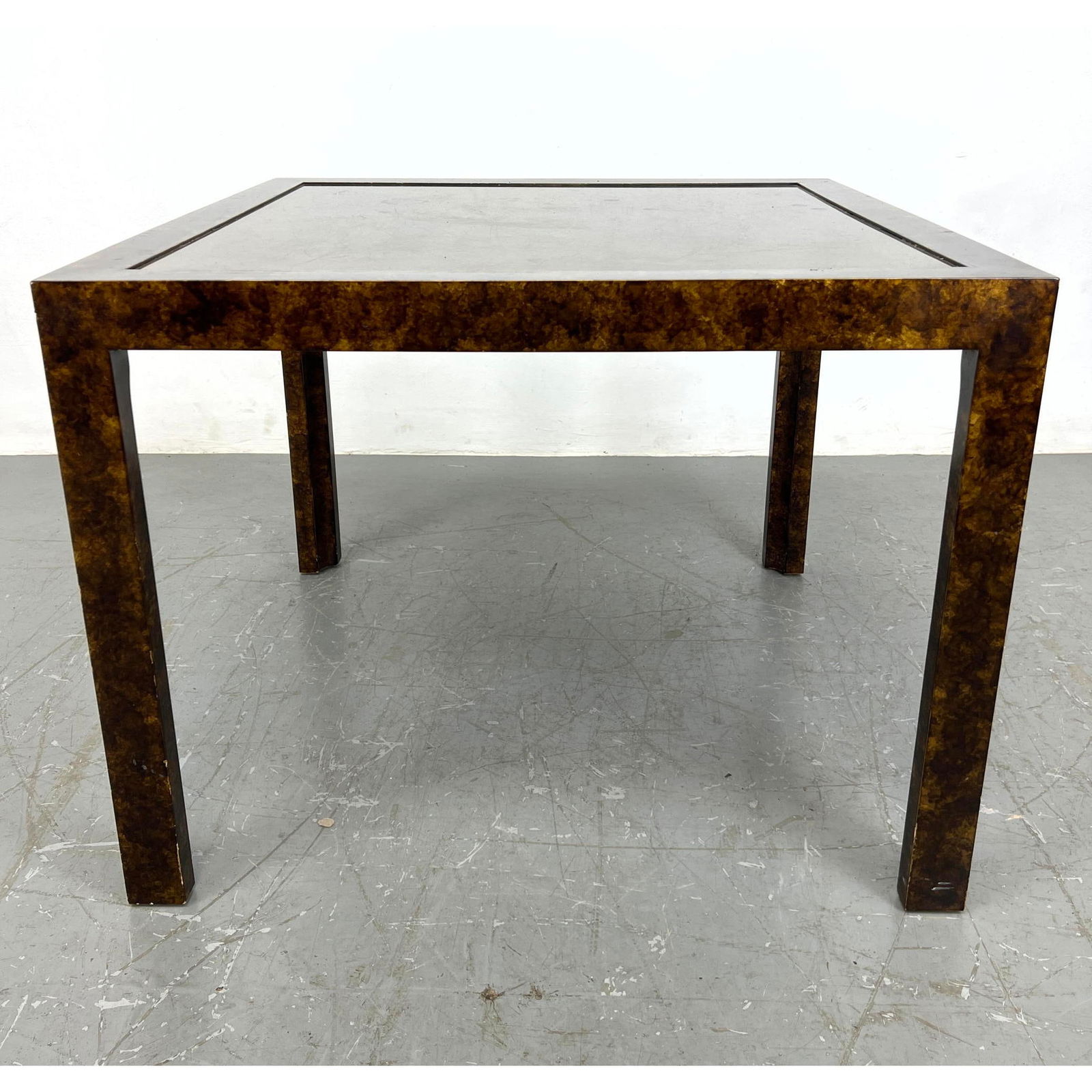 John Widdicomb Oil Drop Parsons Table with Copper Top (1 of 13)