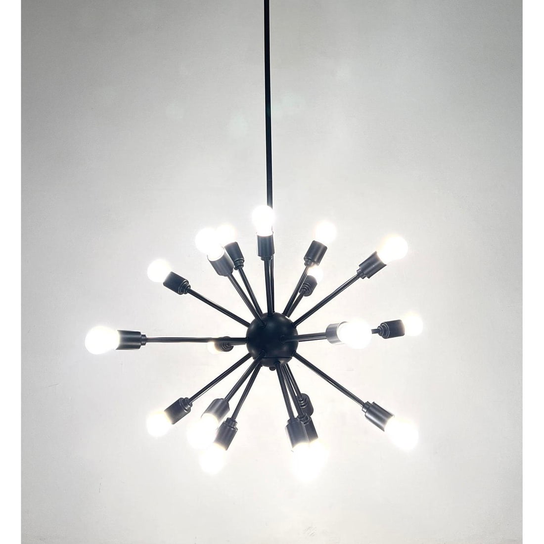 Contemporary Black Metal Sputnik Chandelier. Modern Lighting. (1 of 10)