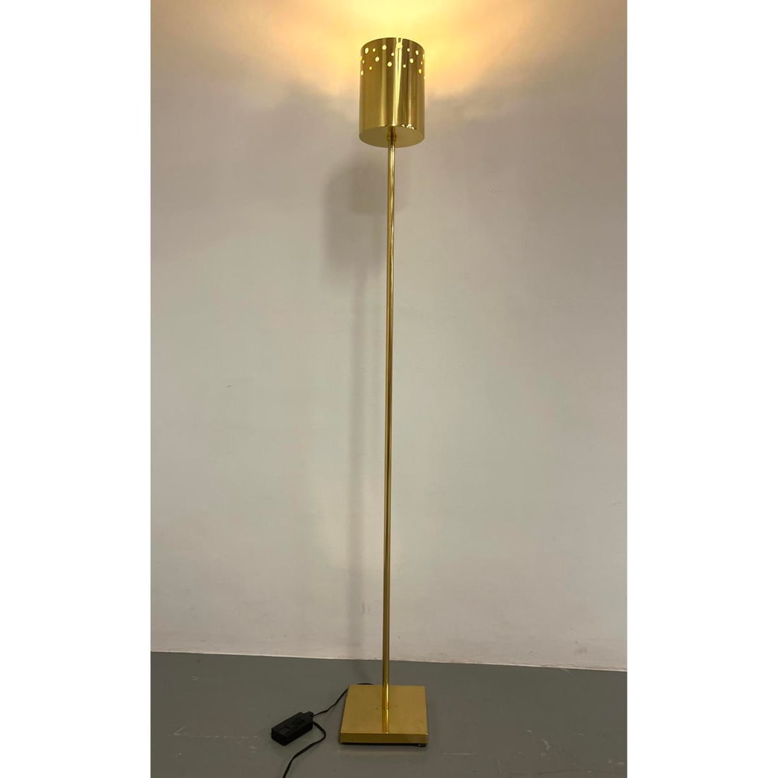 Brass George Kovacs Swiss cheese floor lamp (1 of 10)