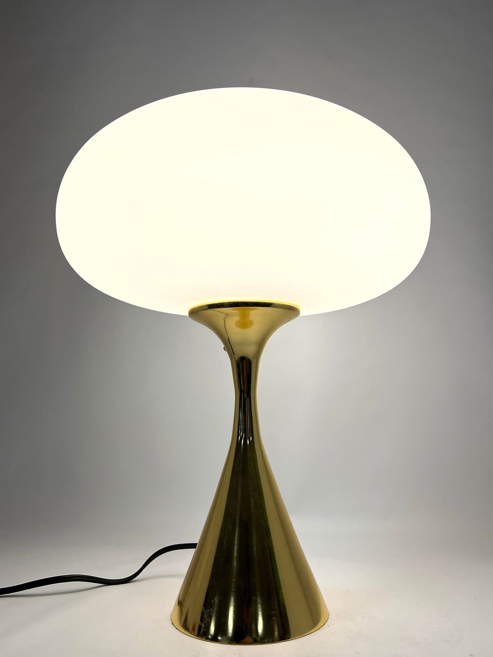 Stemlite Mushroom Lamp. Designline with high polish brass Finish. Contemporary (1 of 13)