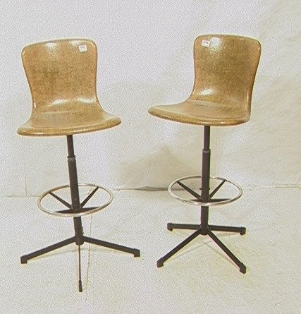 Cosco Bar Stool Wire For Design 549: PR COSCO Fiberglass Shell Bar Stools. Green shell - 549: PR COSCO - Cosco Bar Stool Wire For Design