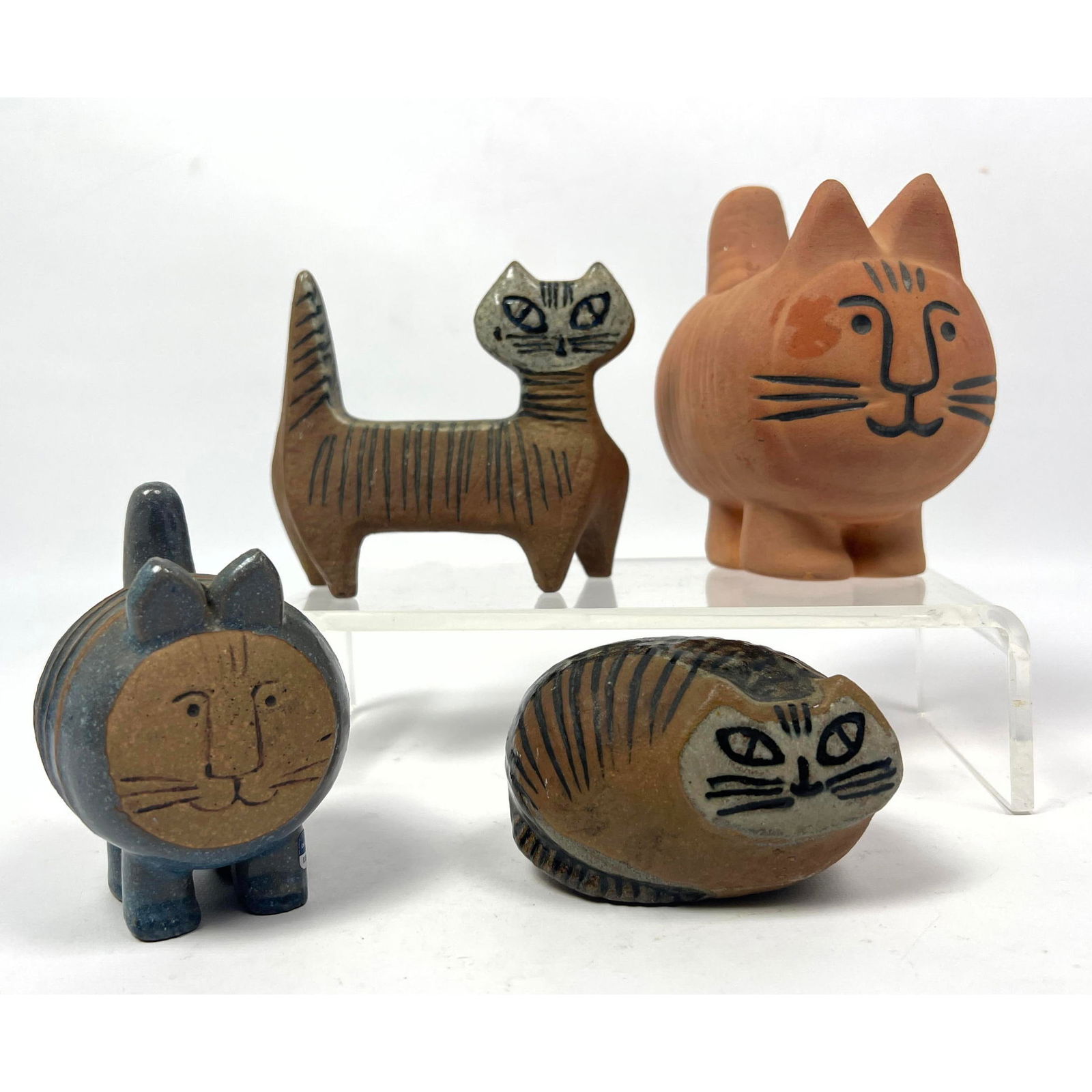 Collection LISA LARSON for GUSTAVSBERG Cat Sculptures. Swedish Glazed Pottery Figural Sculptures. Re (1 of 15)
