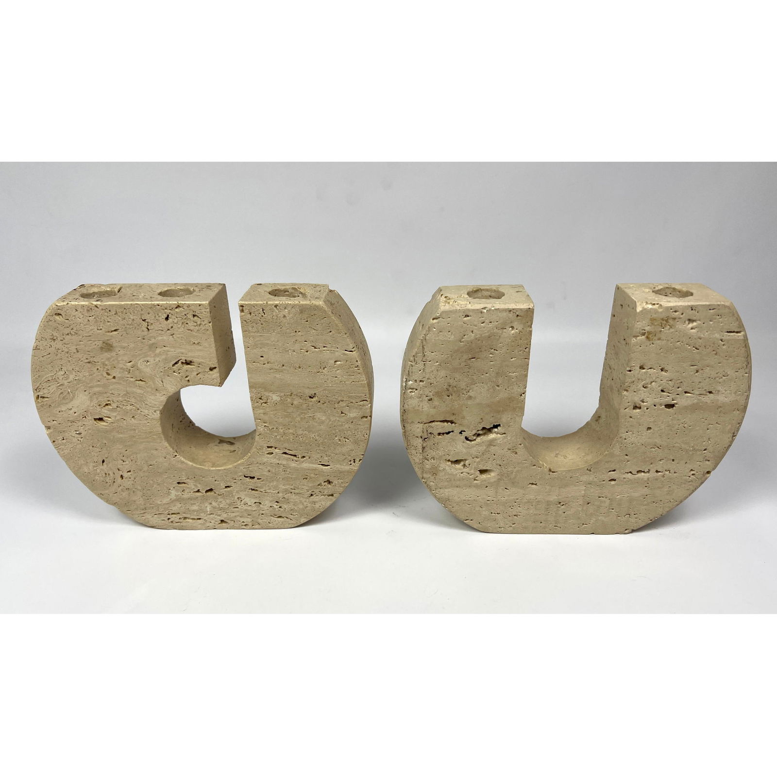 Pr Italian travertine candle holder by Fratelli Mannelli (1 of 12)
