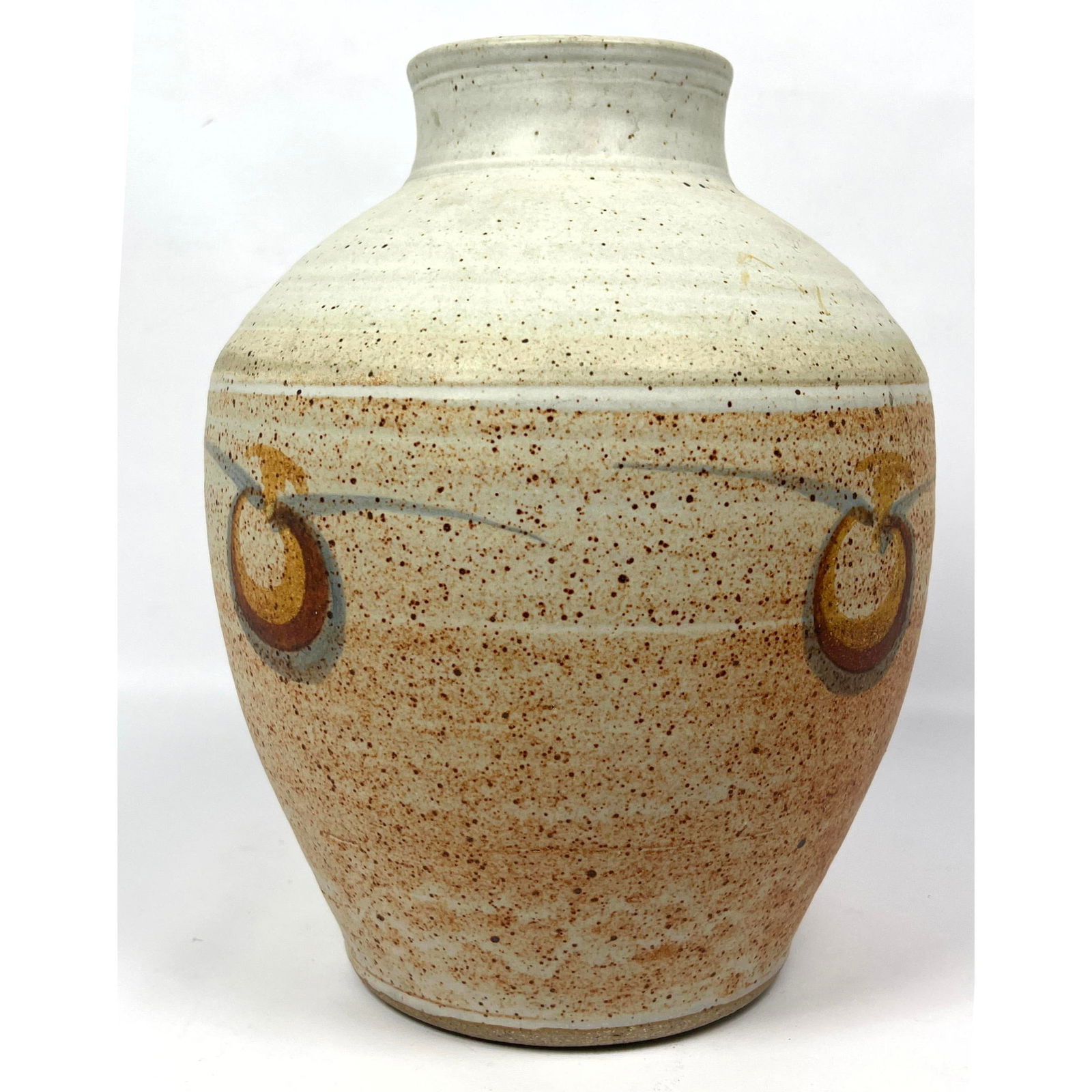 Large Vintage Studio Pottery Vase. Signed. (1 of 10)