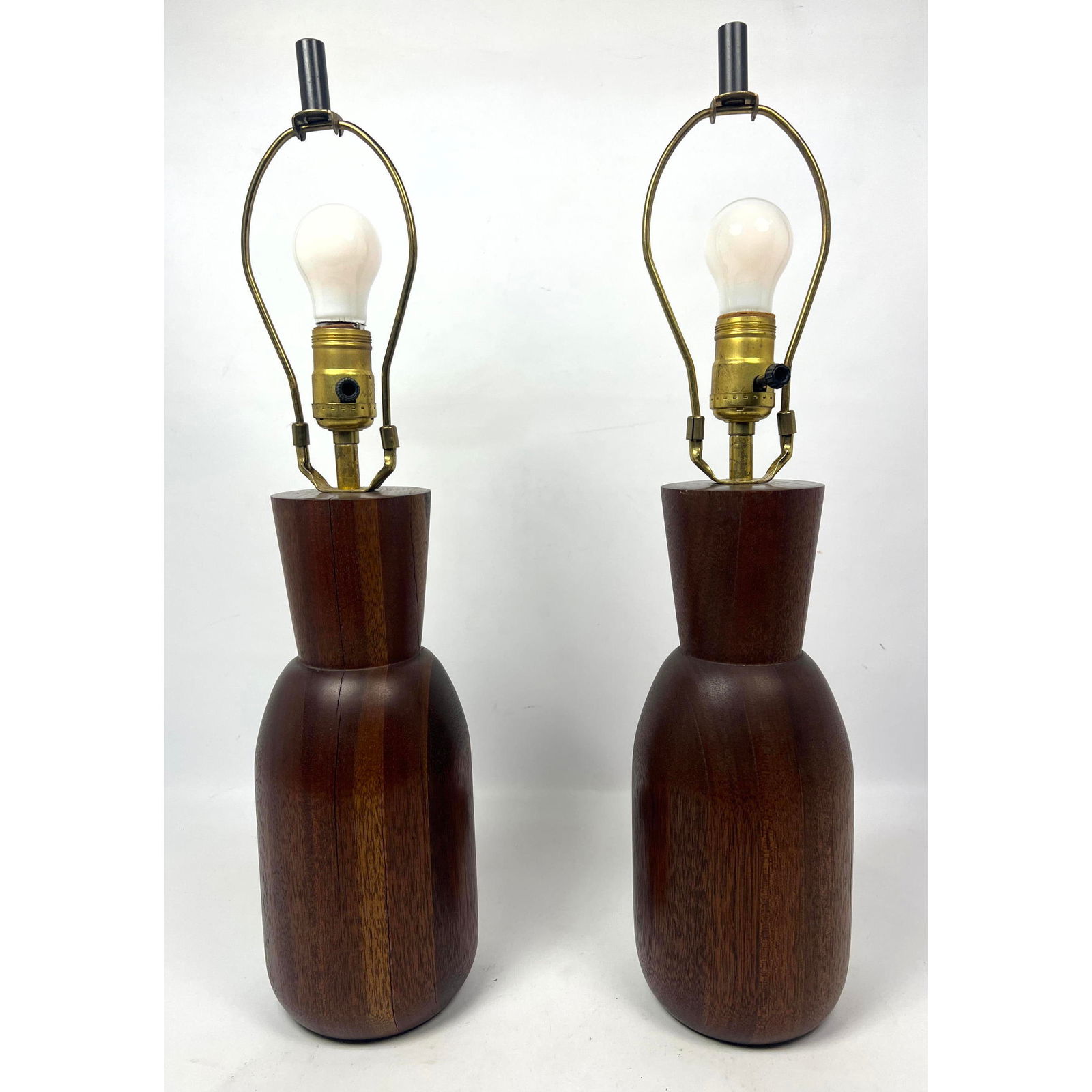Mid Century Danish Modern Walnut Lamps. (1 of 13)