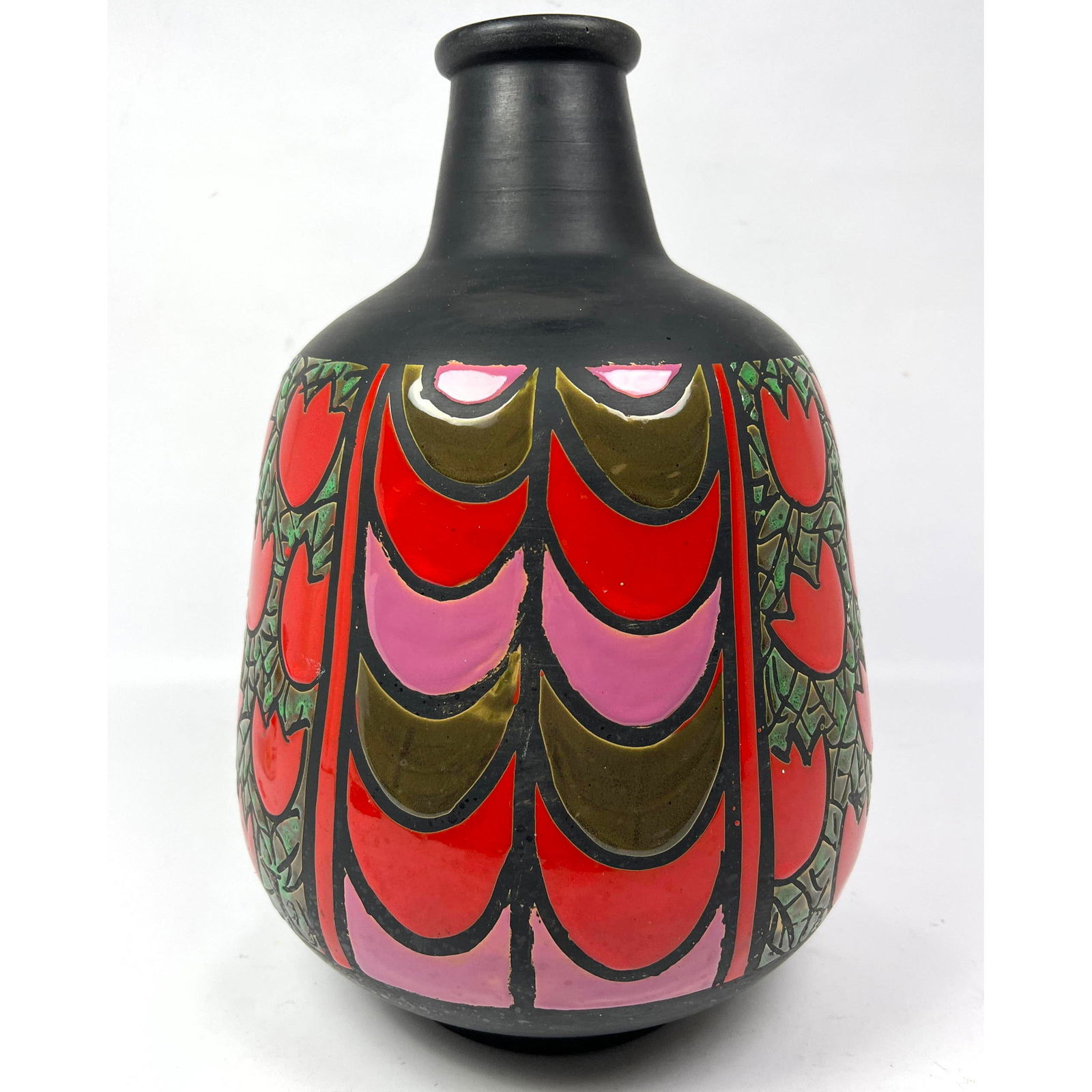 Bitossi Bagni Italian Italy Tulip Ceramic Floor Vase (1 of 11)