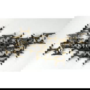 Artist Signed and Dated Brutalist Wall Sculpture.: Artist Signed and Dated Brutalist Wall Sculpture. Dimensions: Height: 20 inches, Width: 52 inches, Depth: 4 inches. ---
