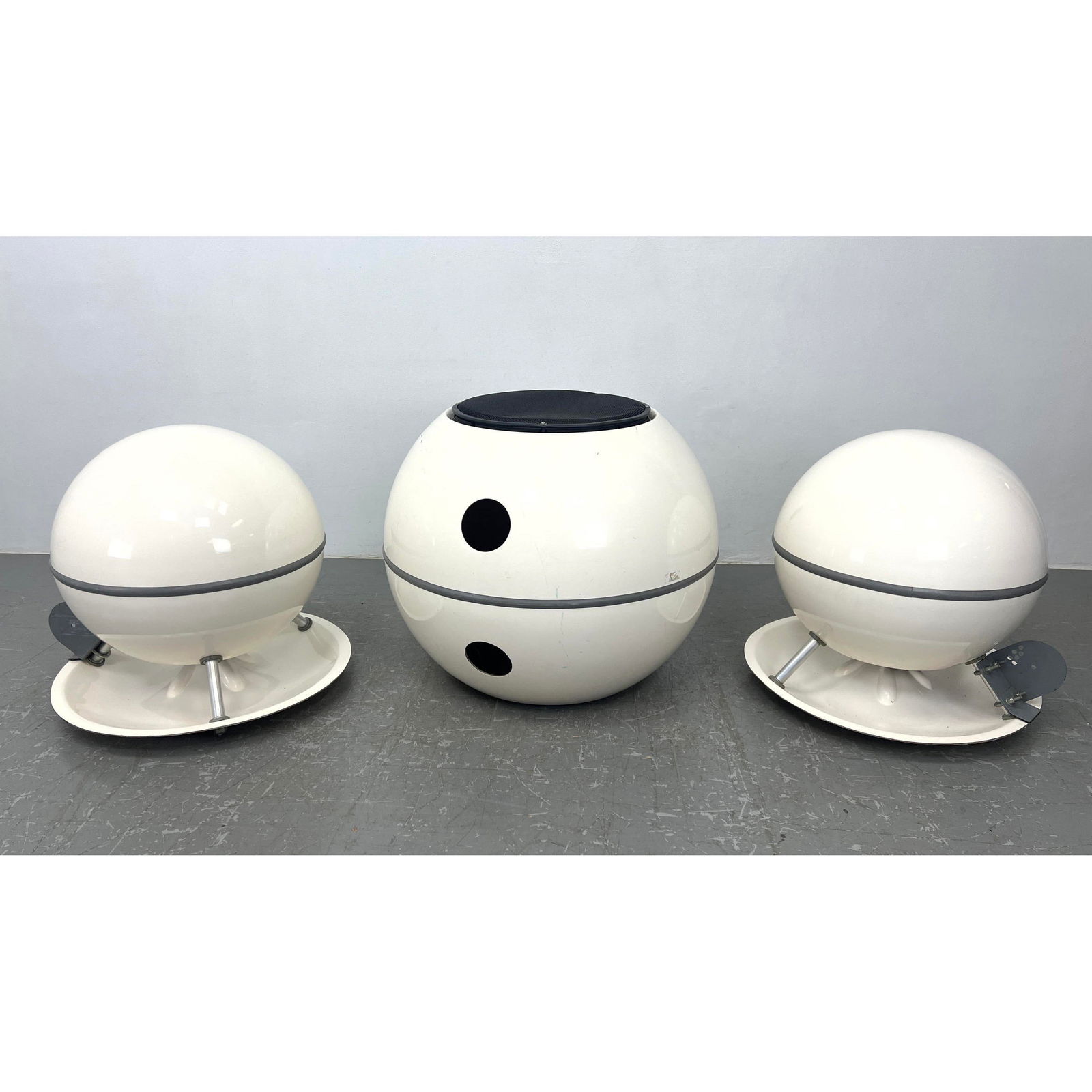 Soundsphere Speaker System. Mod Space Age Style Vintage  Soundsphere Loudspeakers. (1 of 11)