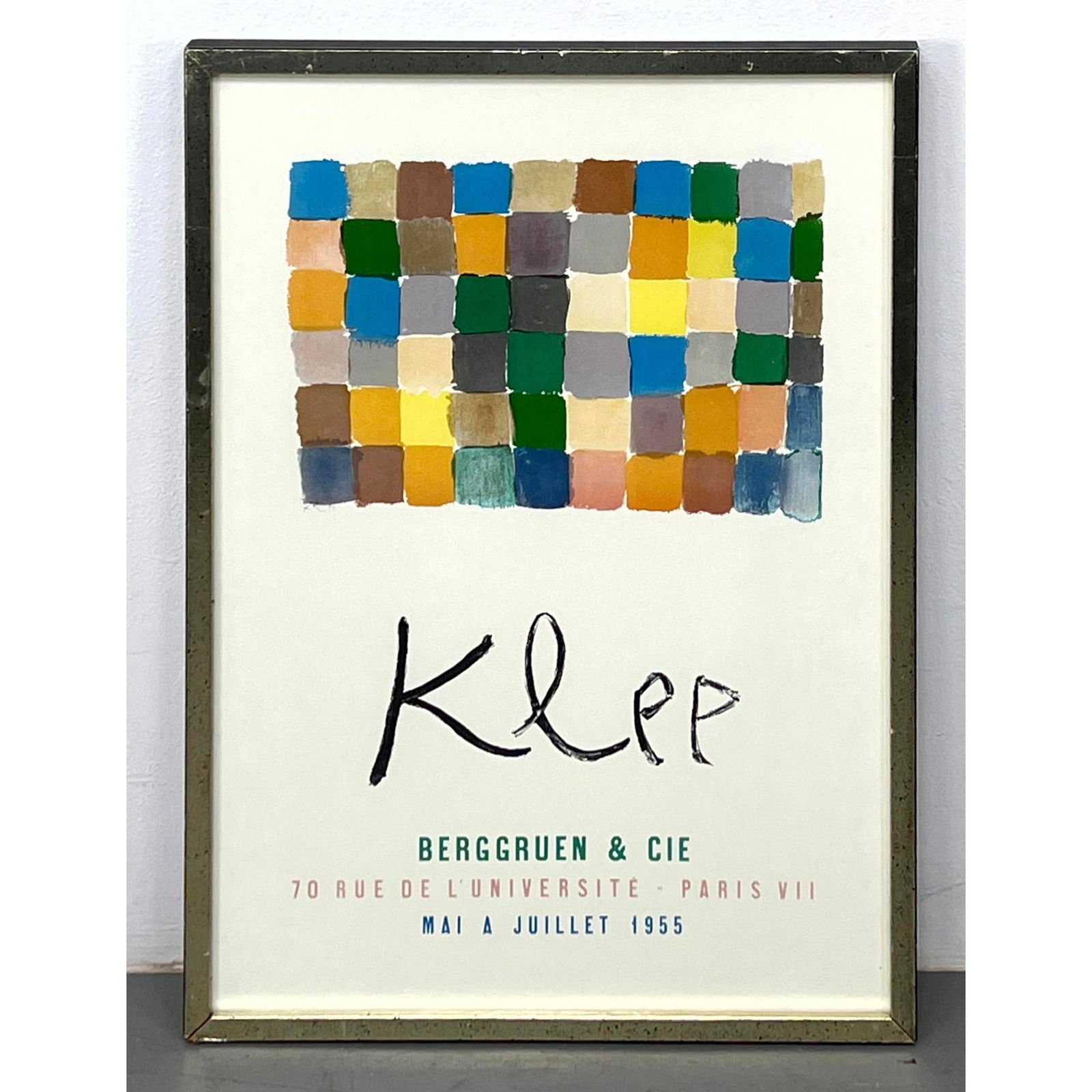 Paul Klee Exhibition Poster. Framed under glass. (1 of 8)