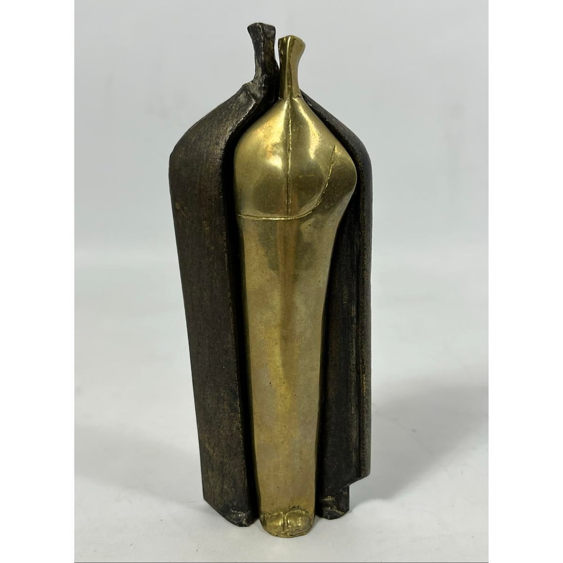 G. Mamariannas 87/100 sculpture. 2 Part brass and Bronze. (1 of 10)