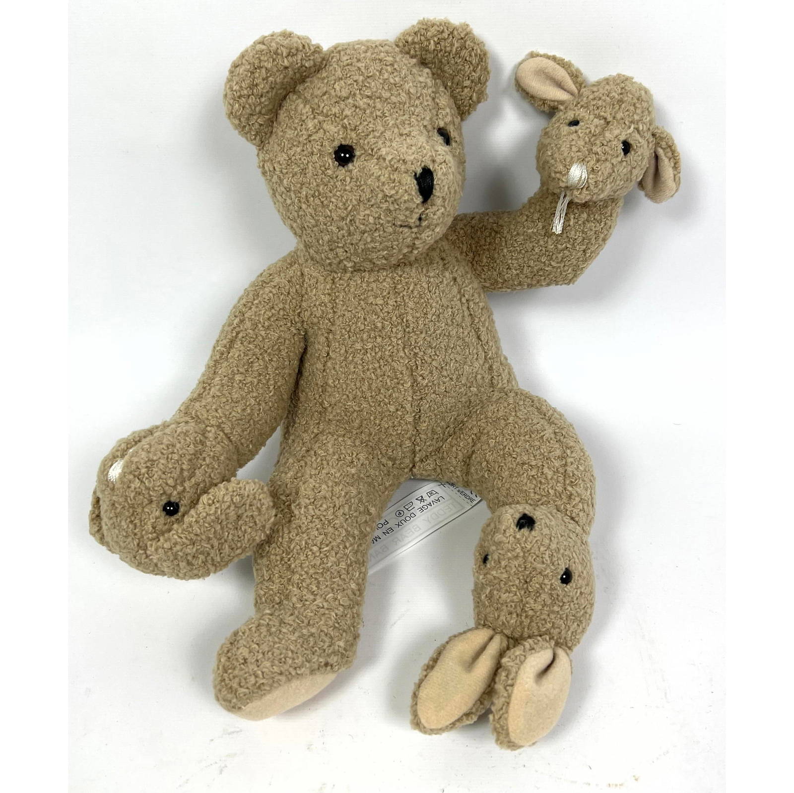 Philippe Starck Teddy Bear Band For Moulin Roty. Plush Teddy Bear With